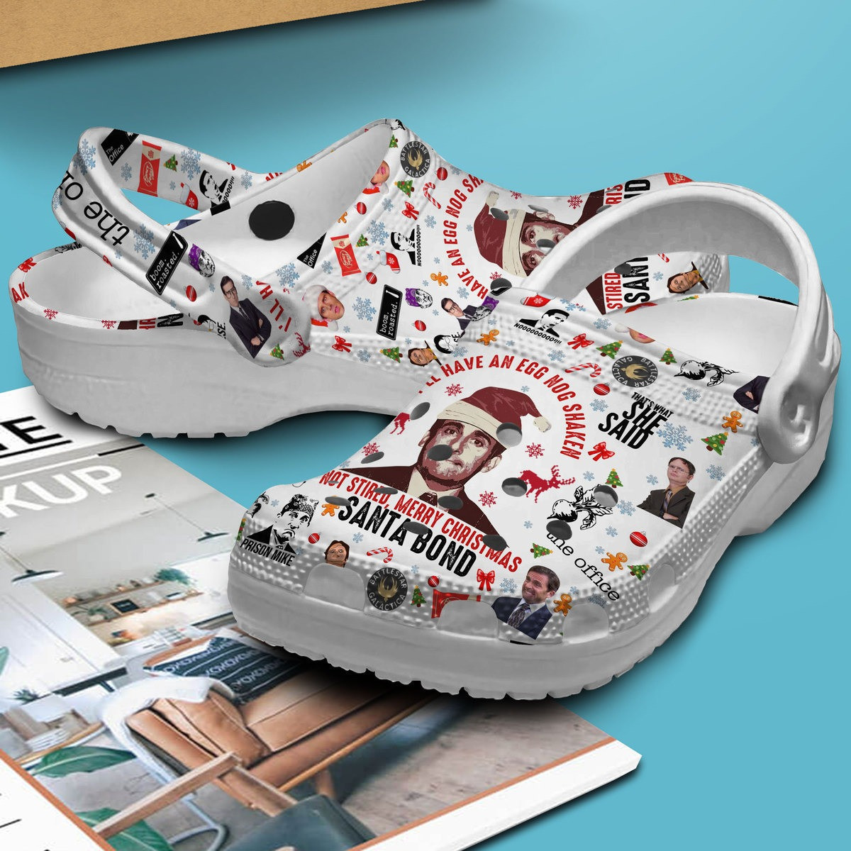 Merchidea The Office TV Series Crocs Crocband Clogs Shoes Comfortable For Men Women and Kids