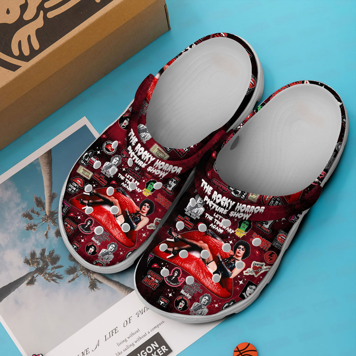 Merchidea The Rocky Horror Picture Show Movie Crocs Crocband Clogs Shoes Comfortable For Men Women and Kids