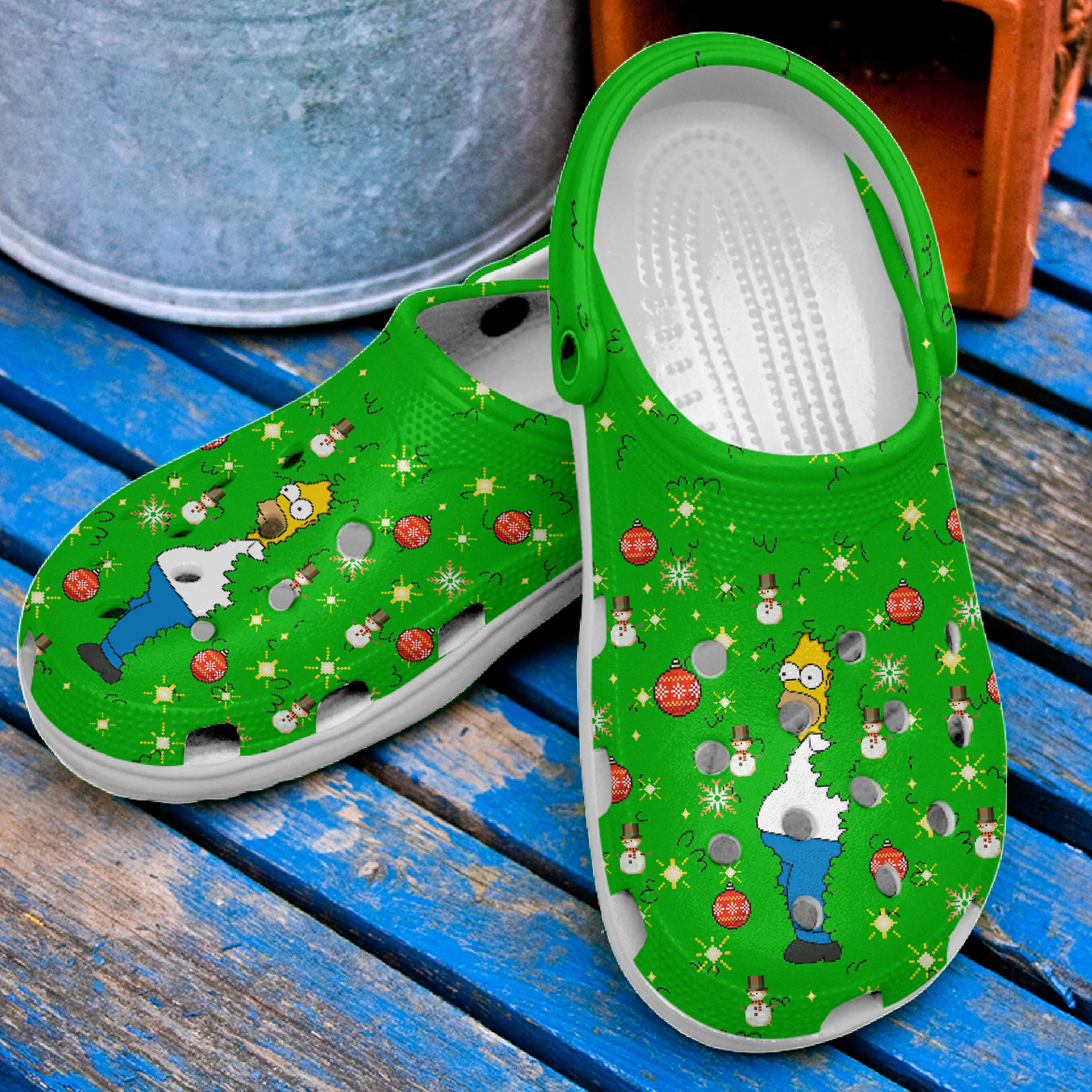 Merchidea The Simpsons TV Series Crocs Crocband Clogs Shoes Comfortable For Men Women and Kids