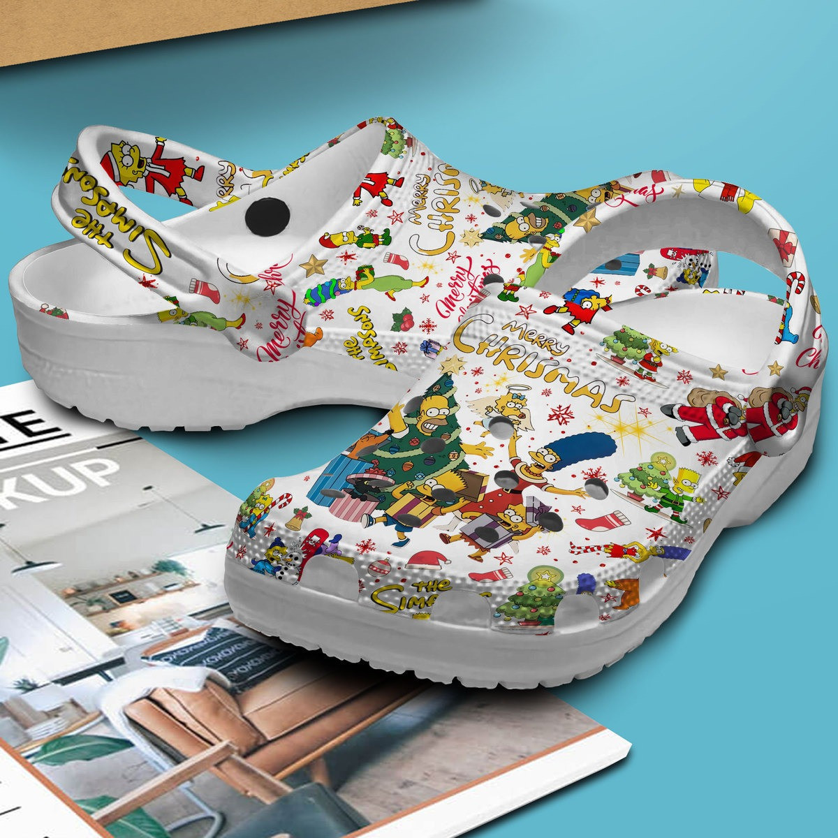 Merchidea The Simpsons TV Series Crocs Crocband Clogs Shoes Comfortable For Men Women and Kids