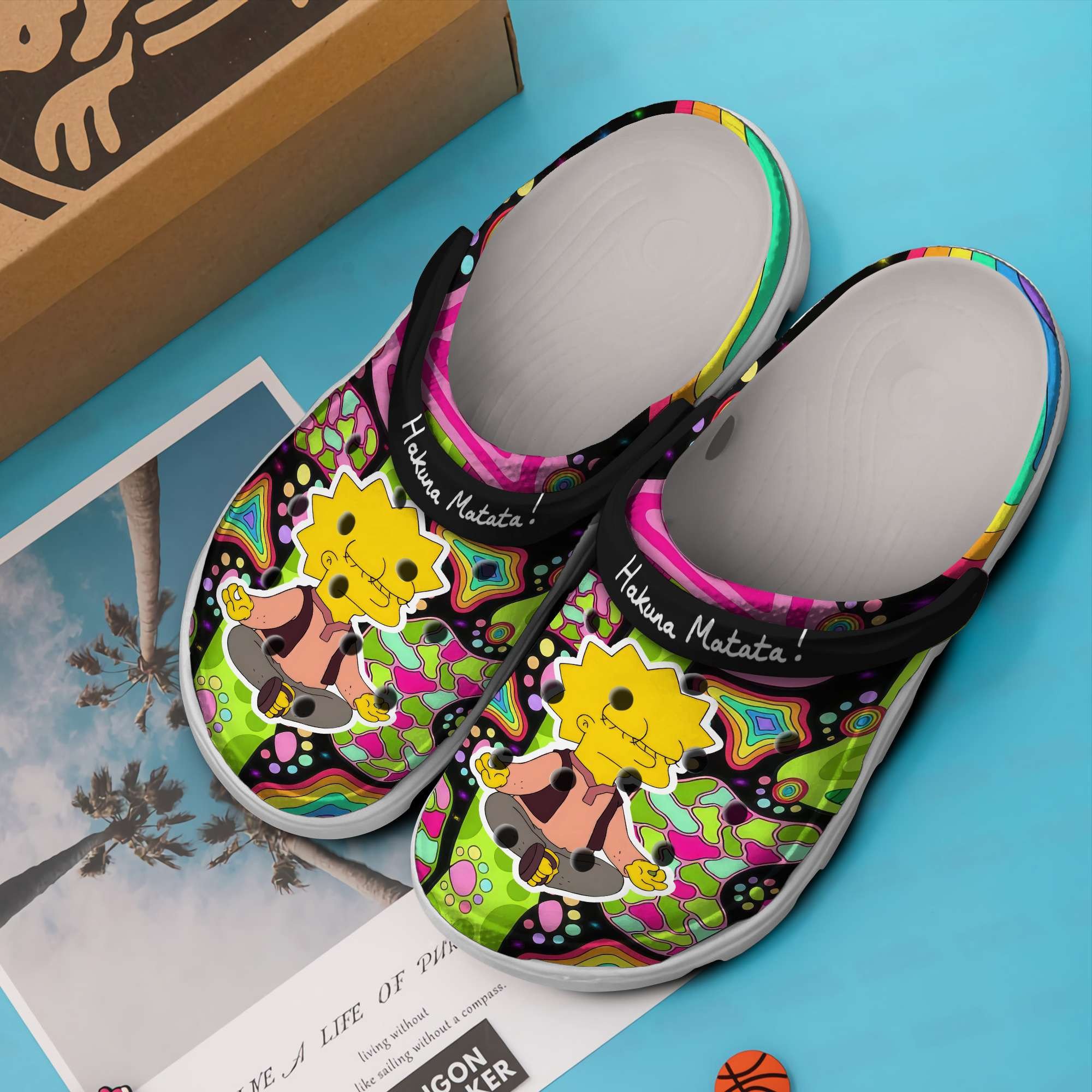 Merchidea The Simpsons TV Series Crocs Crocband Clogs Shoes Comfortable For Men Women and Kids