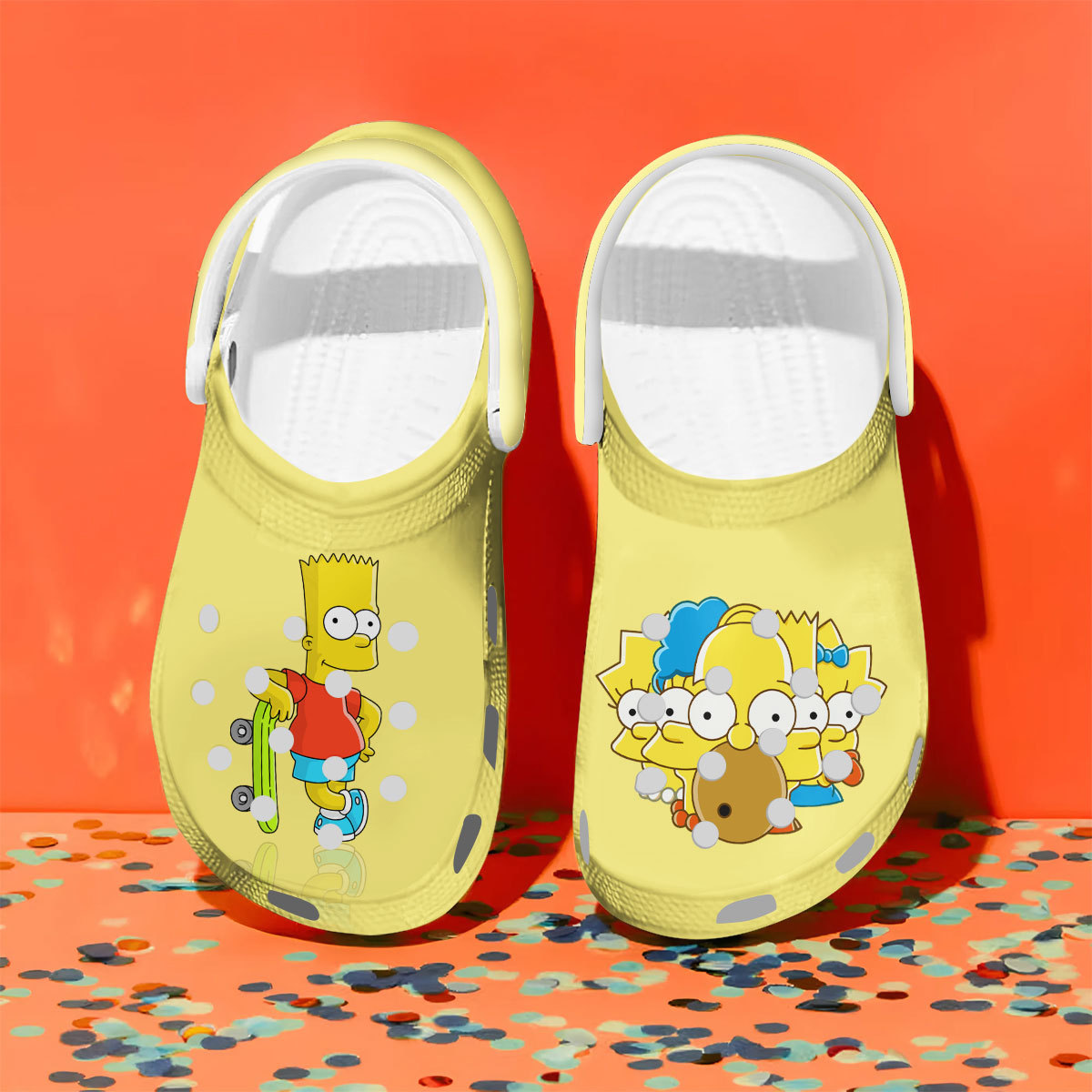 Merchidea The Simpsons TV Series Crocs Crocband Clogs Shoes Comfortable For Men Women and Kids