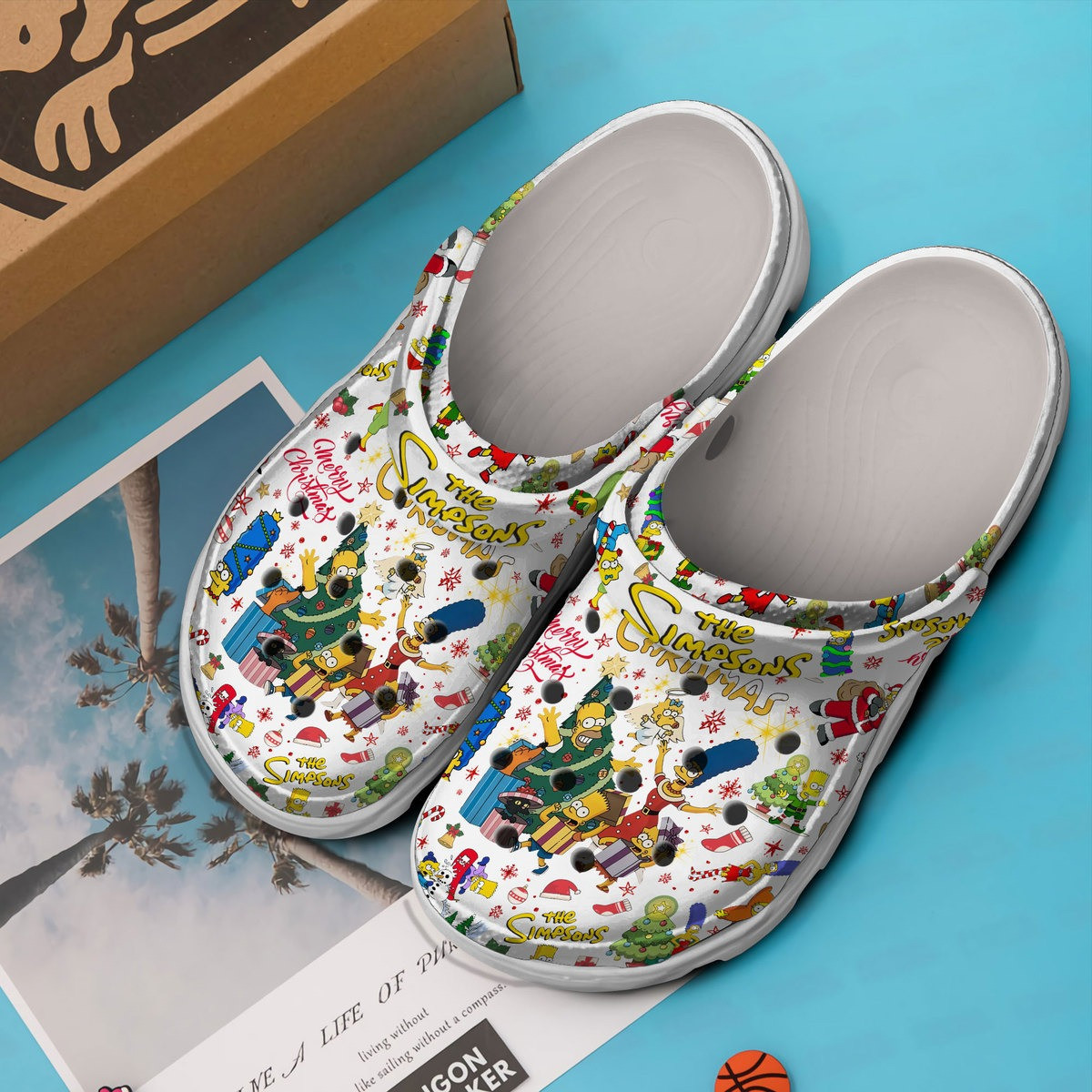 Merchidea The Simpsons TV Series Crocs Crocband Clogs Shoes Comfortable For Men Women and Kids