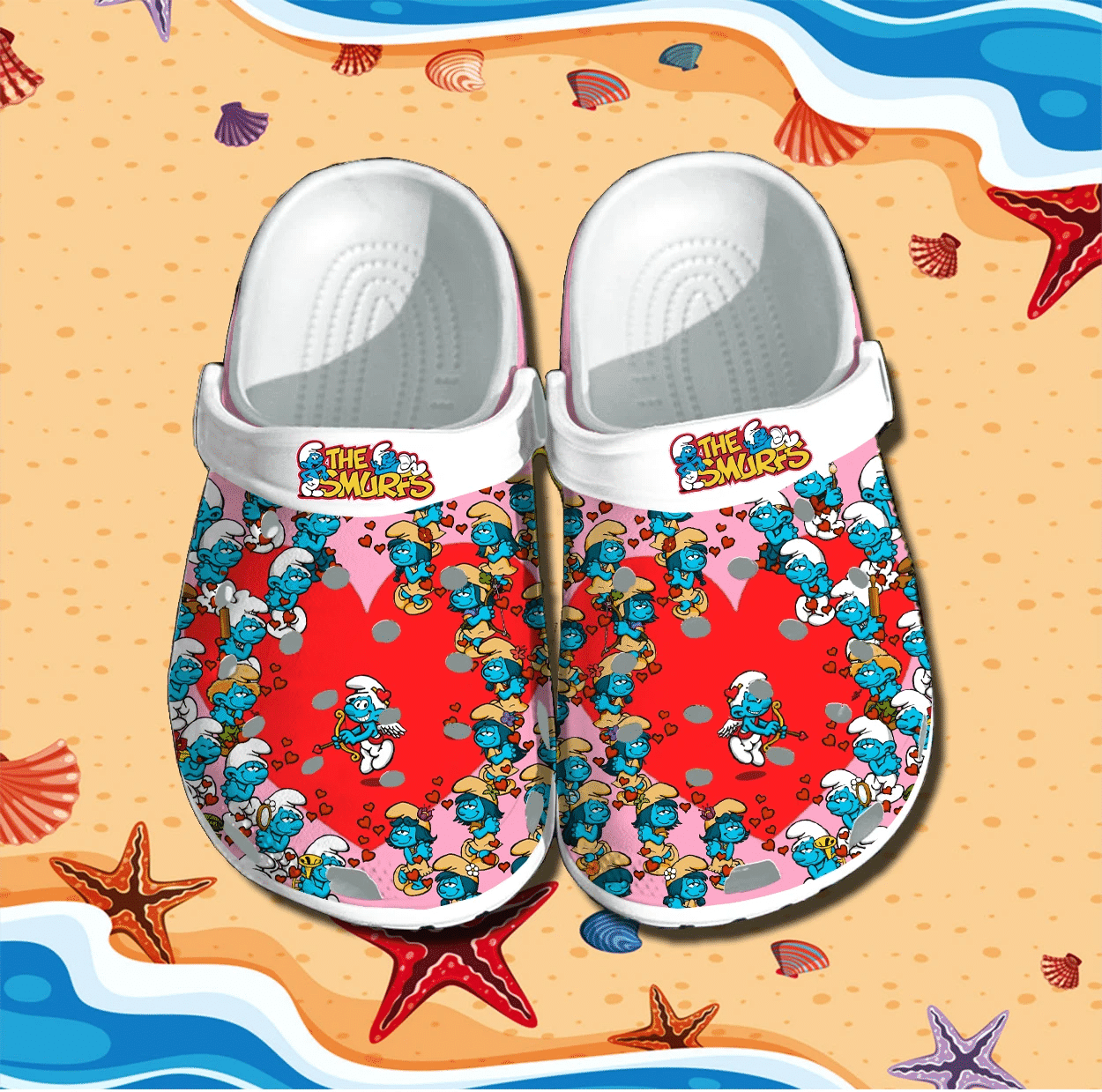 Merchidea The Smurfs Crocs Clog Shoes