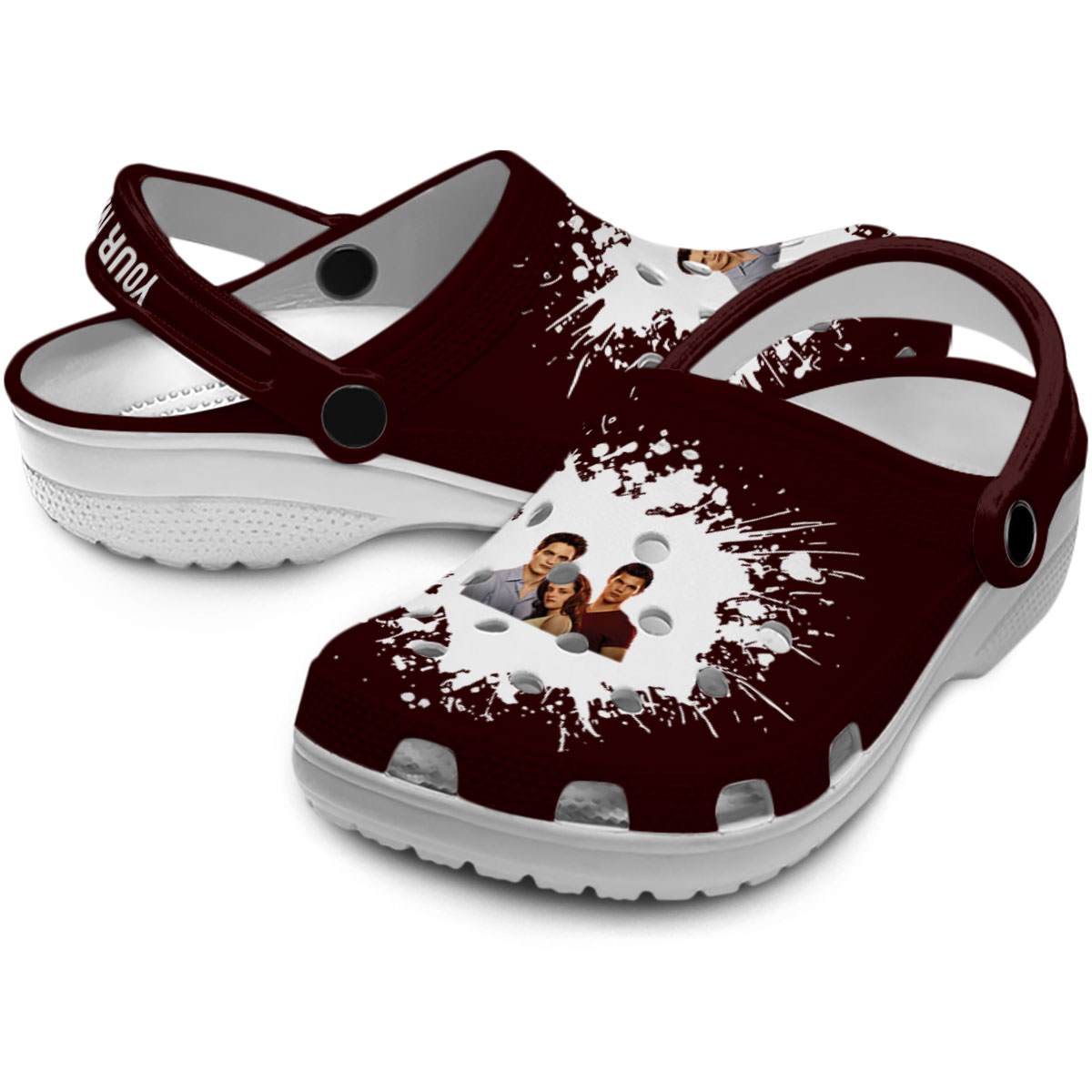 Merchidea The Twilight Saga Movie Crocs Crocband Clogs Shoes Comfortable For Men Women and Kids