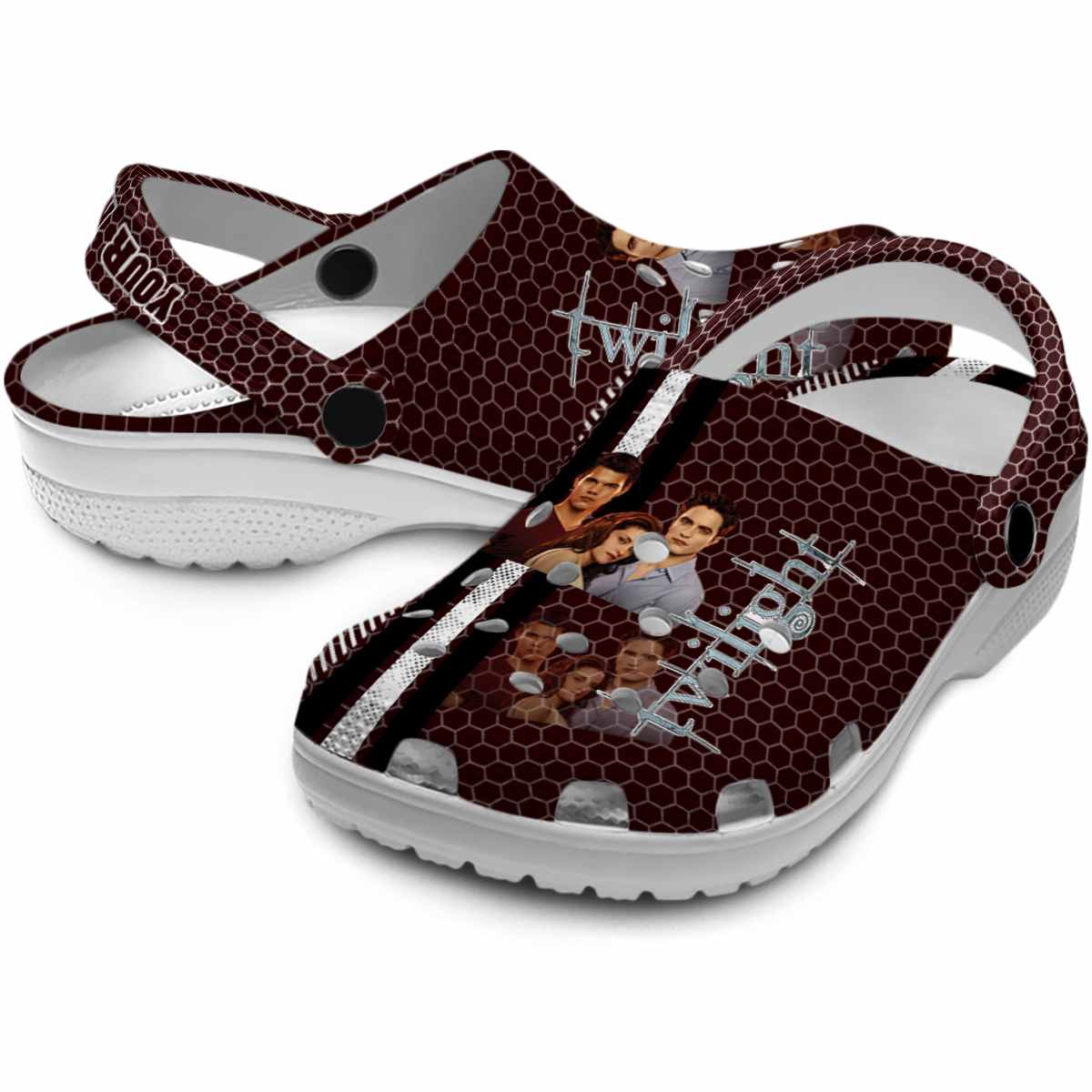 Merchidea The Twilight Saga Movie Crocs Crocband Clogs Shoes Comfortable For Men Women and Kids