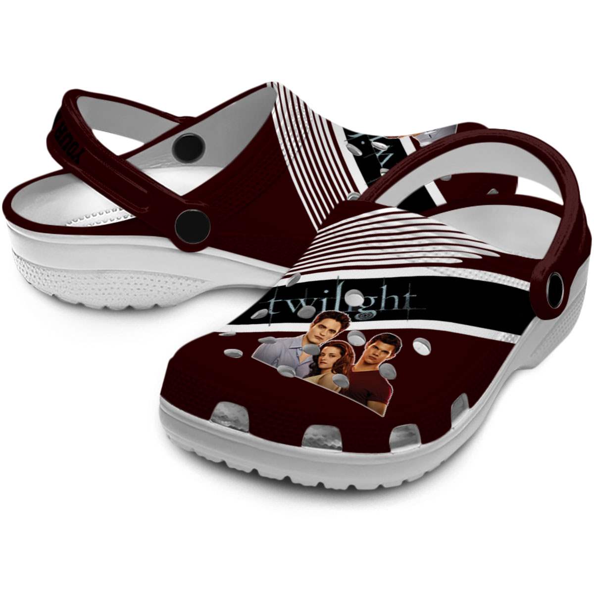 Merchidea The Twilight Saga Movie Crocs Crocband Clogs Shoes Comfortable For Men Women and Kids