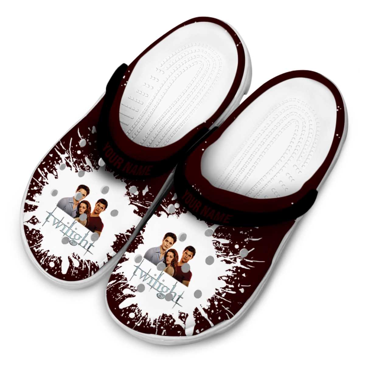 Merchidea The Twilight Saga Movie Crocs Crocband Clogs Shoes Comfortable For Men Women and Kids