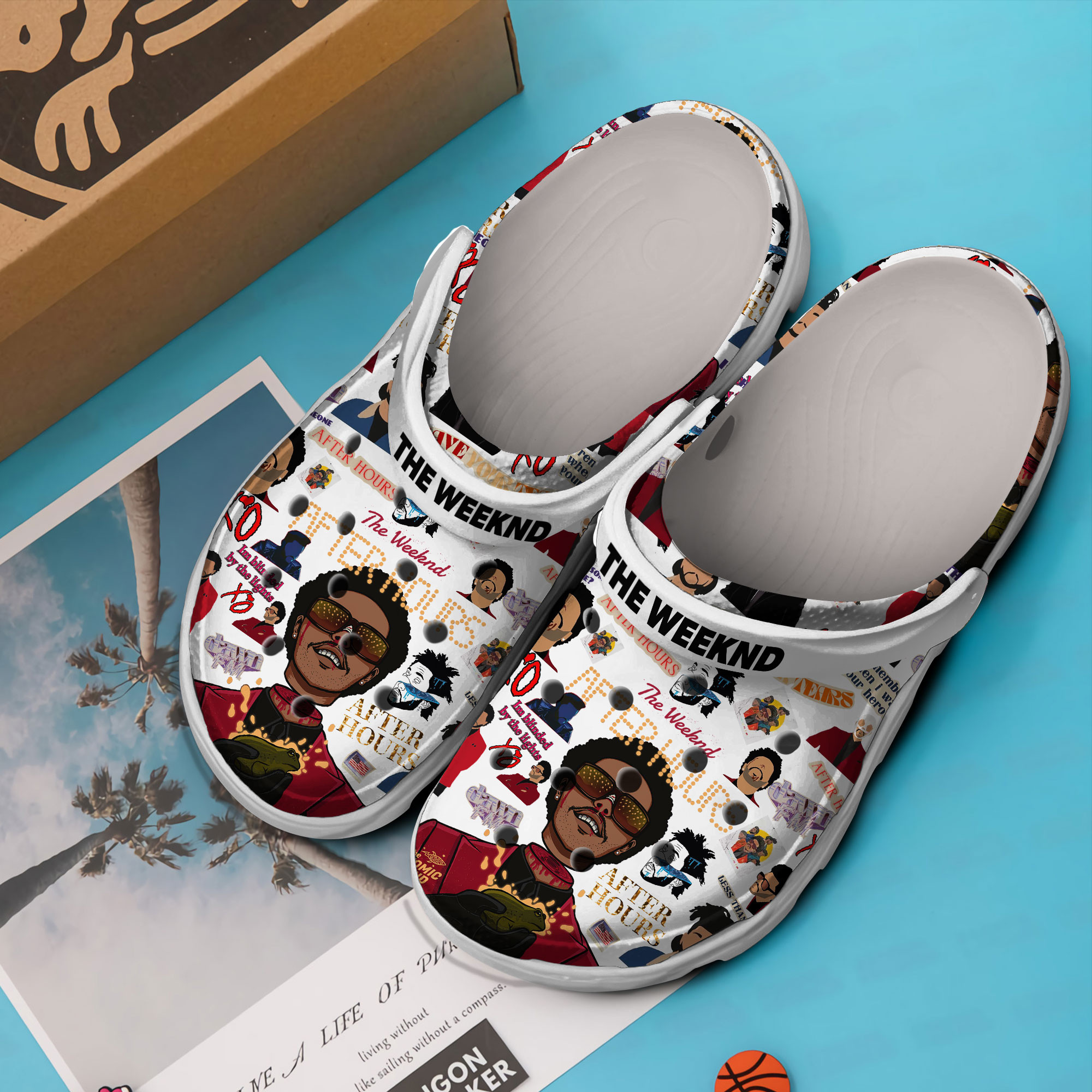 Merchidea The Weeknd Music Crocs Crocband Clogs Shoes Comfortable For Men Women and Kids