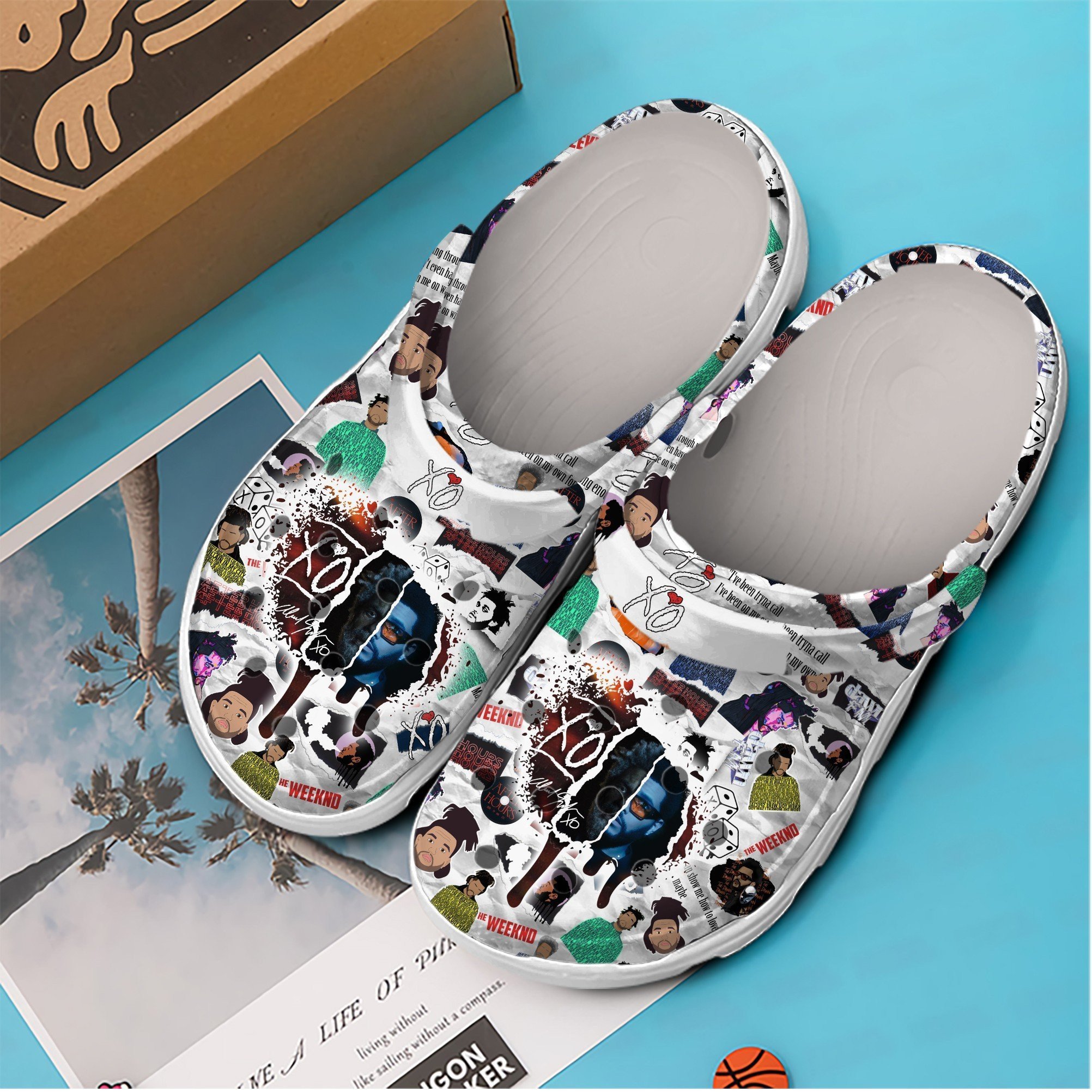 Merchidea The Weeknd Music Crocs Crocband Clogs Shoes Comfortable For Men Women and Kids