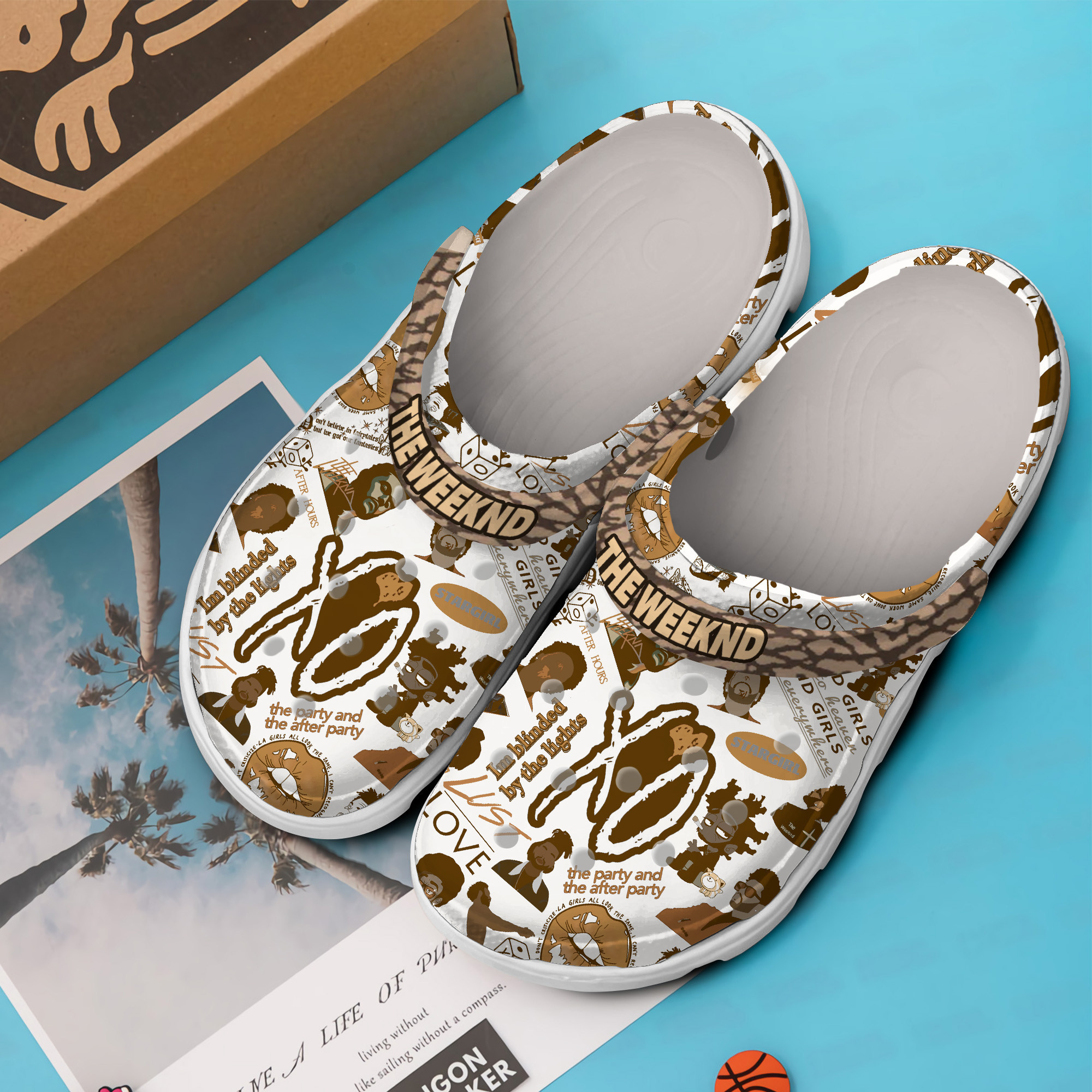 Merchidea The Weeknd Music Crocs Crocband Clogs Shoes Comfortable For Men Women and Kids