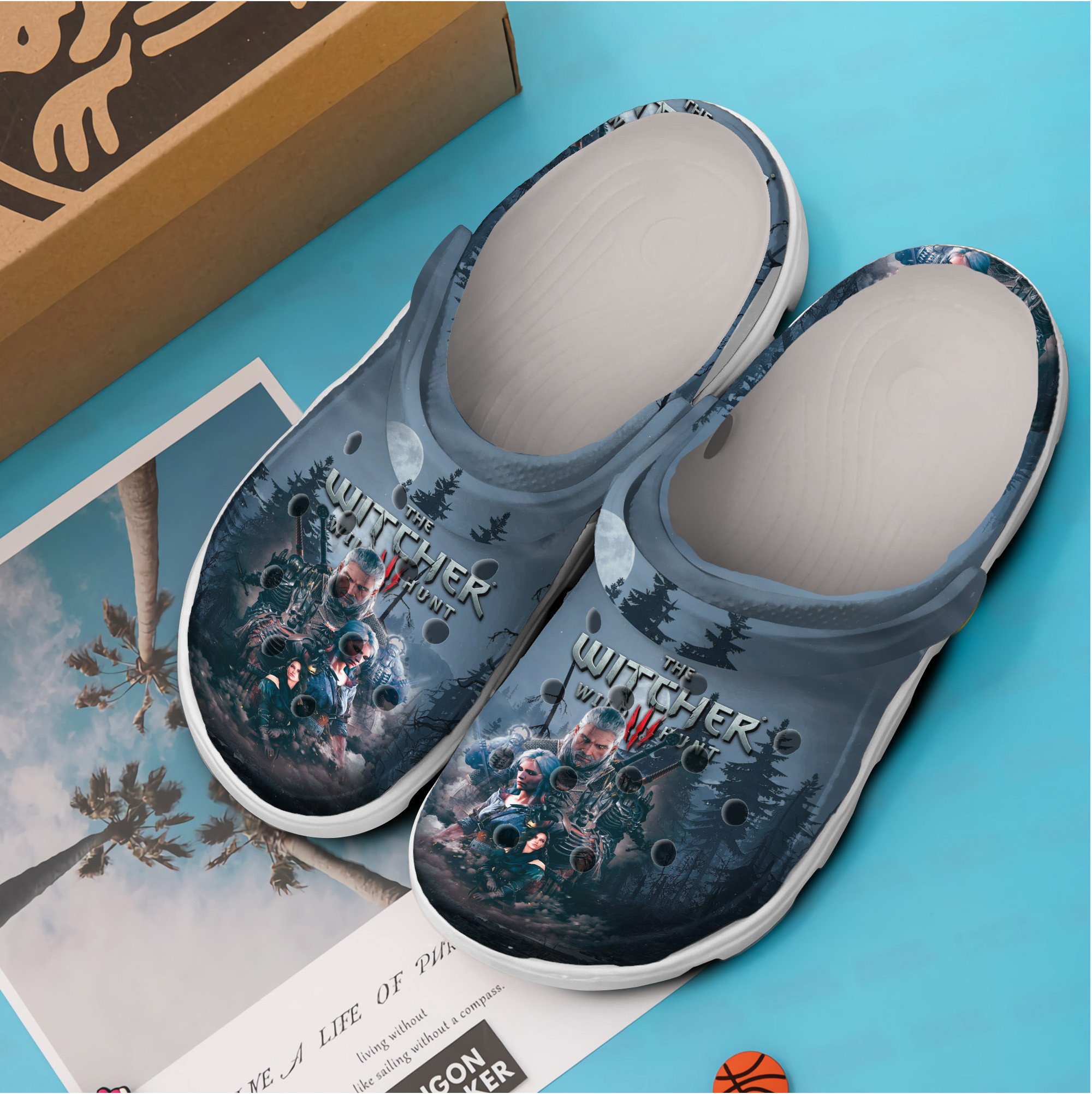Merchidea The Witcher TV Series Crocs Crocband Clogs Shoes Comfortable For Men Women and Kids