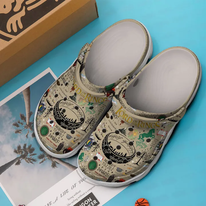 Merchidea The
Lord Of The Rings Movie Crocs Crocband Clogs Shoes Custom Name For Men Women and Kids