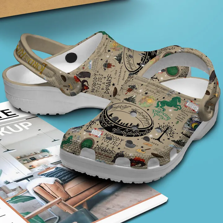 Merchidea The
Lord Of The Rings Movie Crocs Crocband Clogs Shoes Custom Name For Men Women and Kids