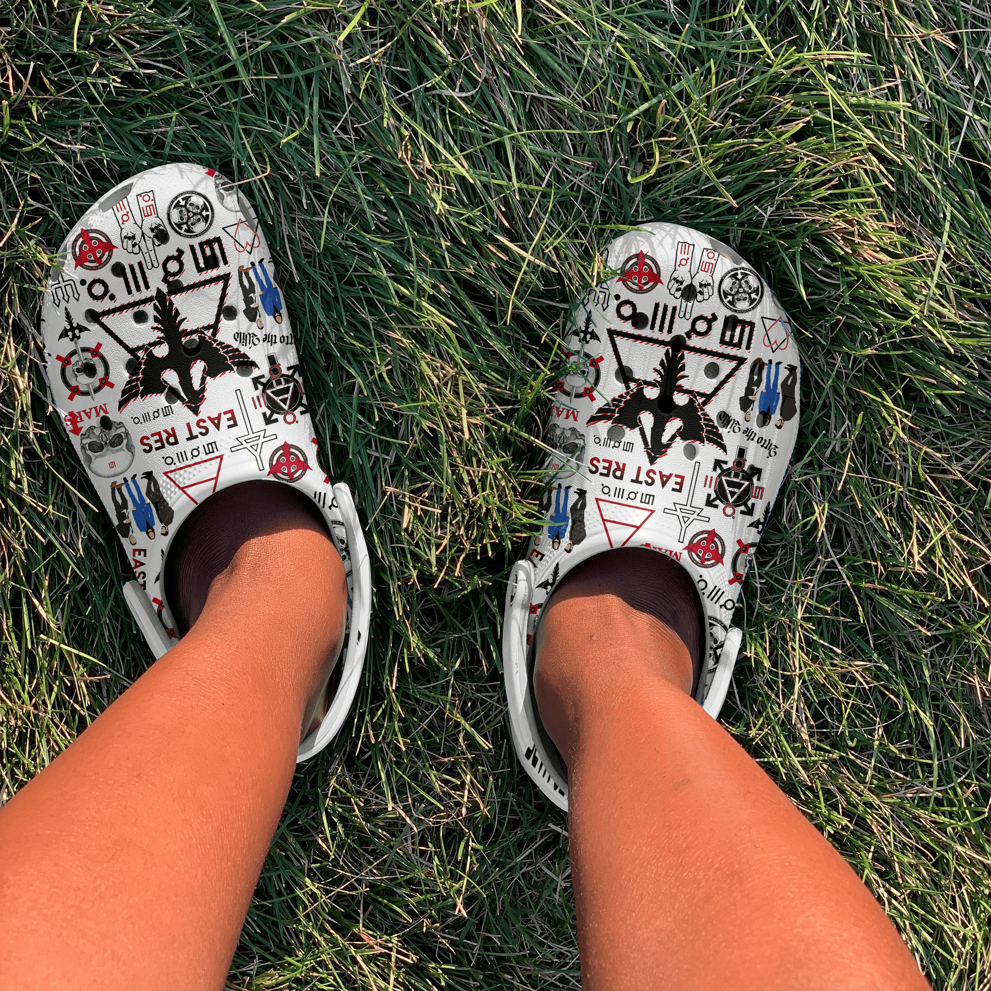 Merchidea Thirty Seconds To Mars Music Crocs Crocband Clogs Shoes Comfortable For Men Women and Kids