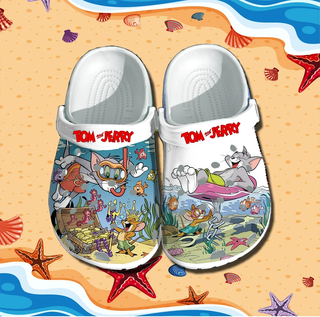 Merchidea Tom and Jerry Crocs Clog Shoes