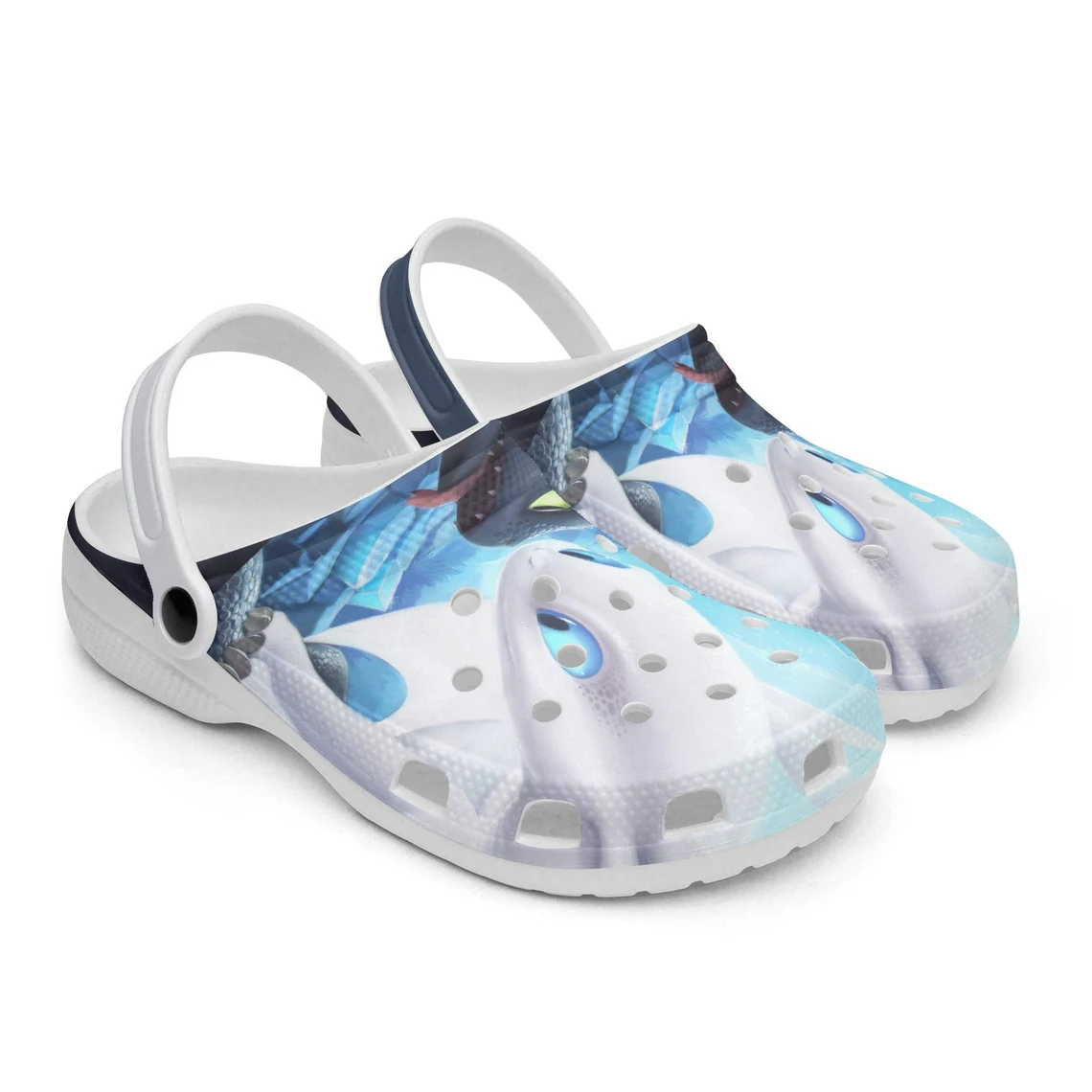 Merchidea Toothless How to train your dragon Cartoon Crocs Crocband Clogs Shoes Custom Name For Men Women and Kids