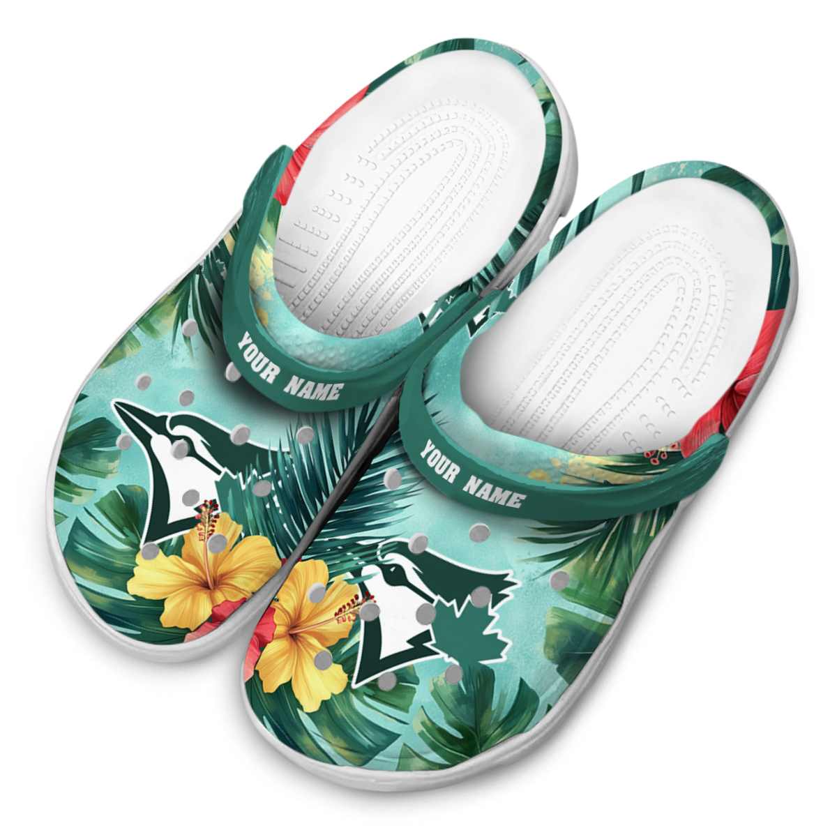 Merchidea Toronto Blue Jays MLB Sport Crocs Crocband Clogs Shoes Comfortable For Men Women and Kids