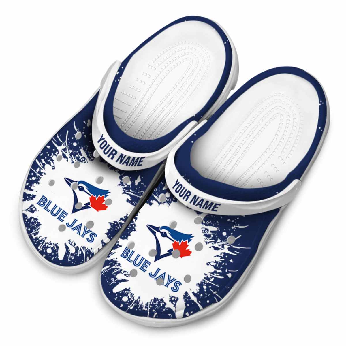 Merchidea Toronto Blue Jays MLB Sport Crocs Crocband Clogs Shoes Comfortable For Men Women and Kids