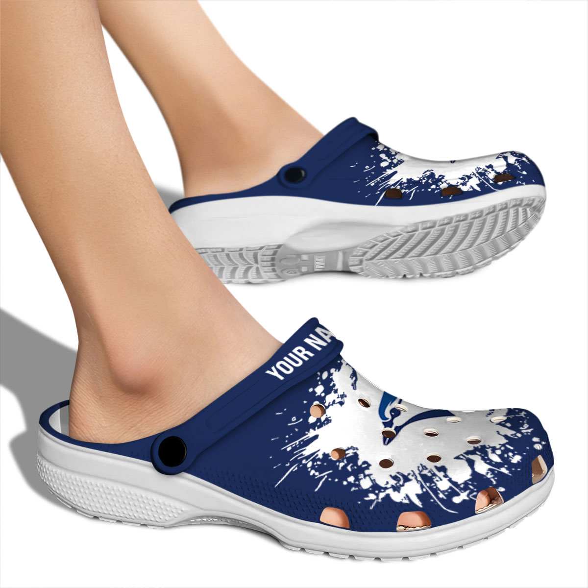 Merchidea Toronto Blue Jays MLB Sport Crocs Crocband Clogs Shoes Comfortable For Men Women and Kids