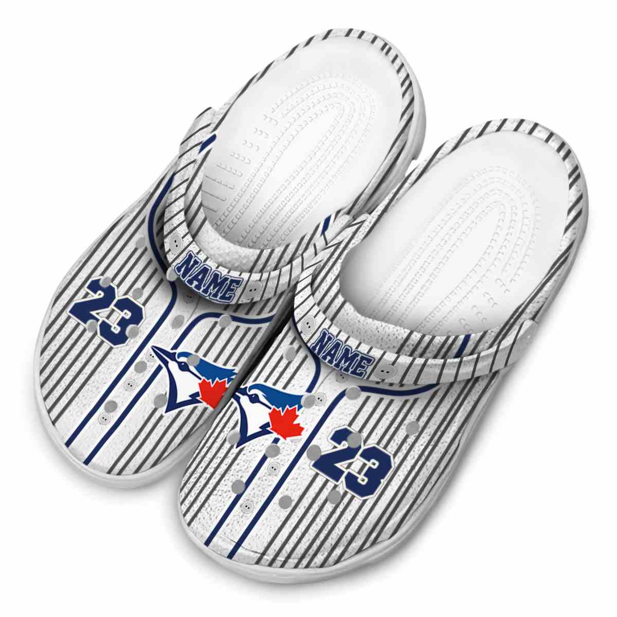 Merchidea Toronto Blue Jays MLB Sport Crocs Crocband Clogs Shoes Comfortable For Men Women and Kids
