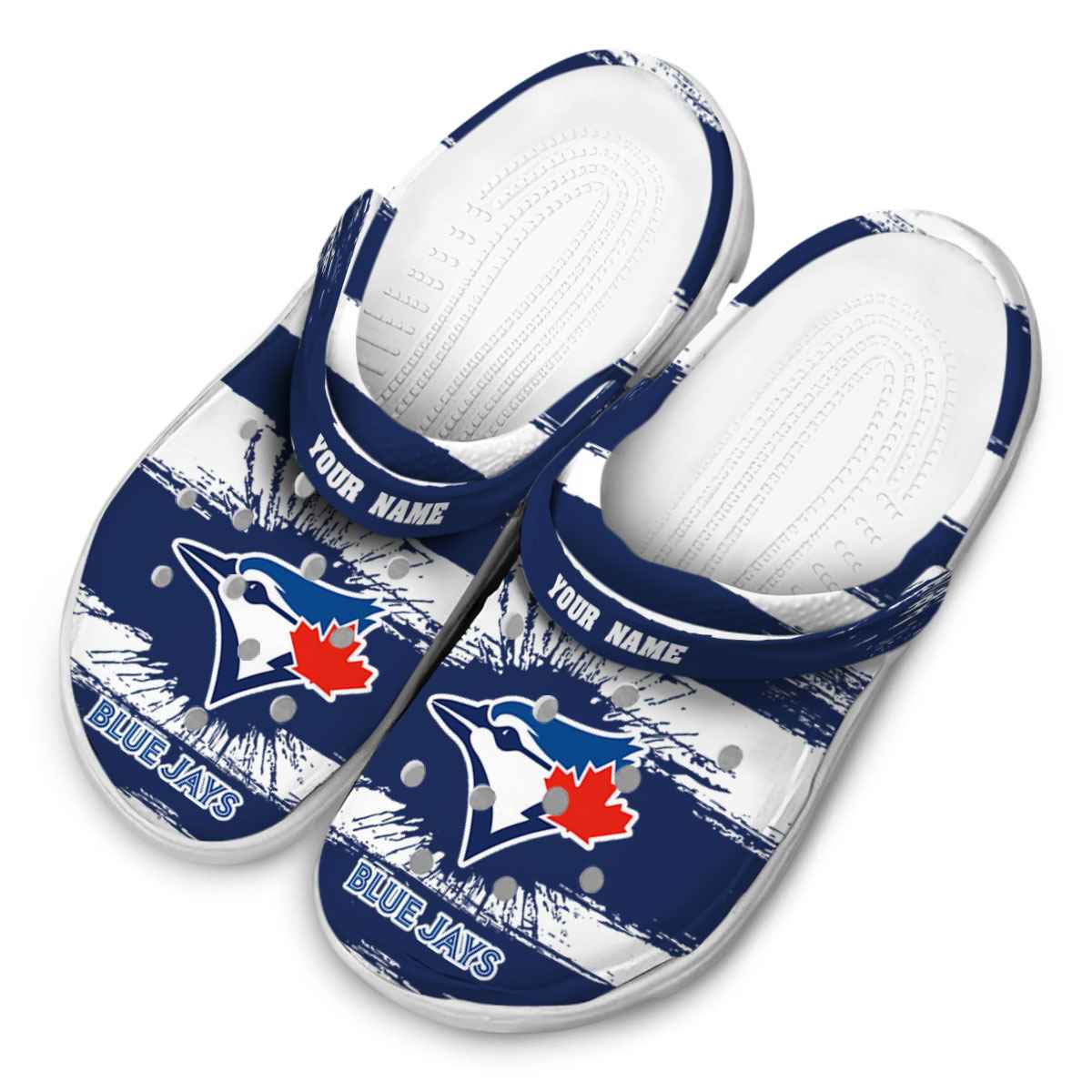 Merchidea Toronto Blue Jays MLB Sport Crocs Crocband Clogs Shoes Comfortable For Men Women and Kids