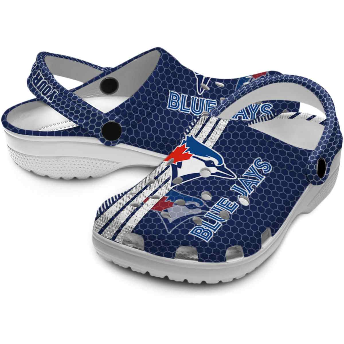 Merchidea Toronto Blue Jays MLB Sport Crocs Crocband Clogs Shoes Comfortable For Men Women and Kids