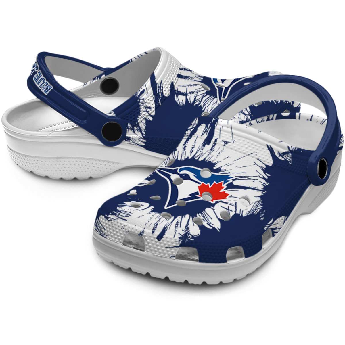 Merchidea Toronto Blue Jays MLB Sport Crocs Crocband Clogs Shoes Comfortable For Men Women and Kids