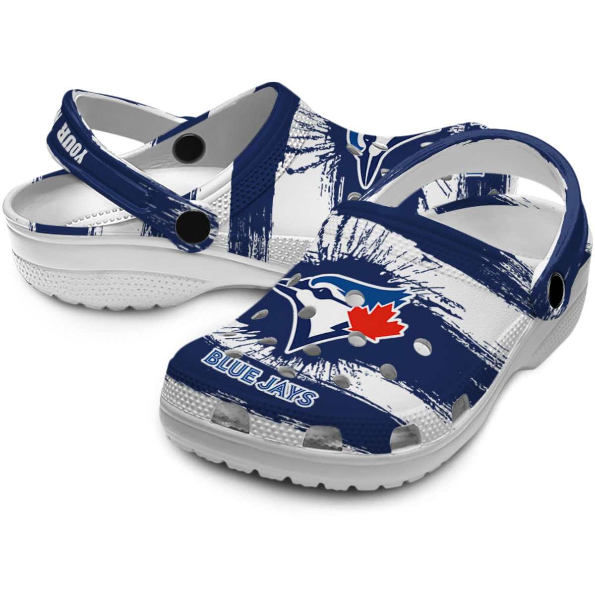 Merchidea Toronto Blue Jays MLB Sport Crocs Crocband Clogs Shoes Comfortable For Men Women and Kids