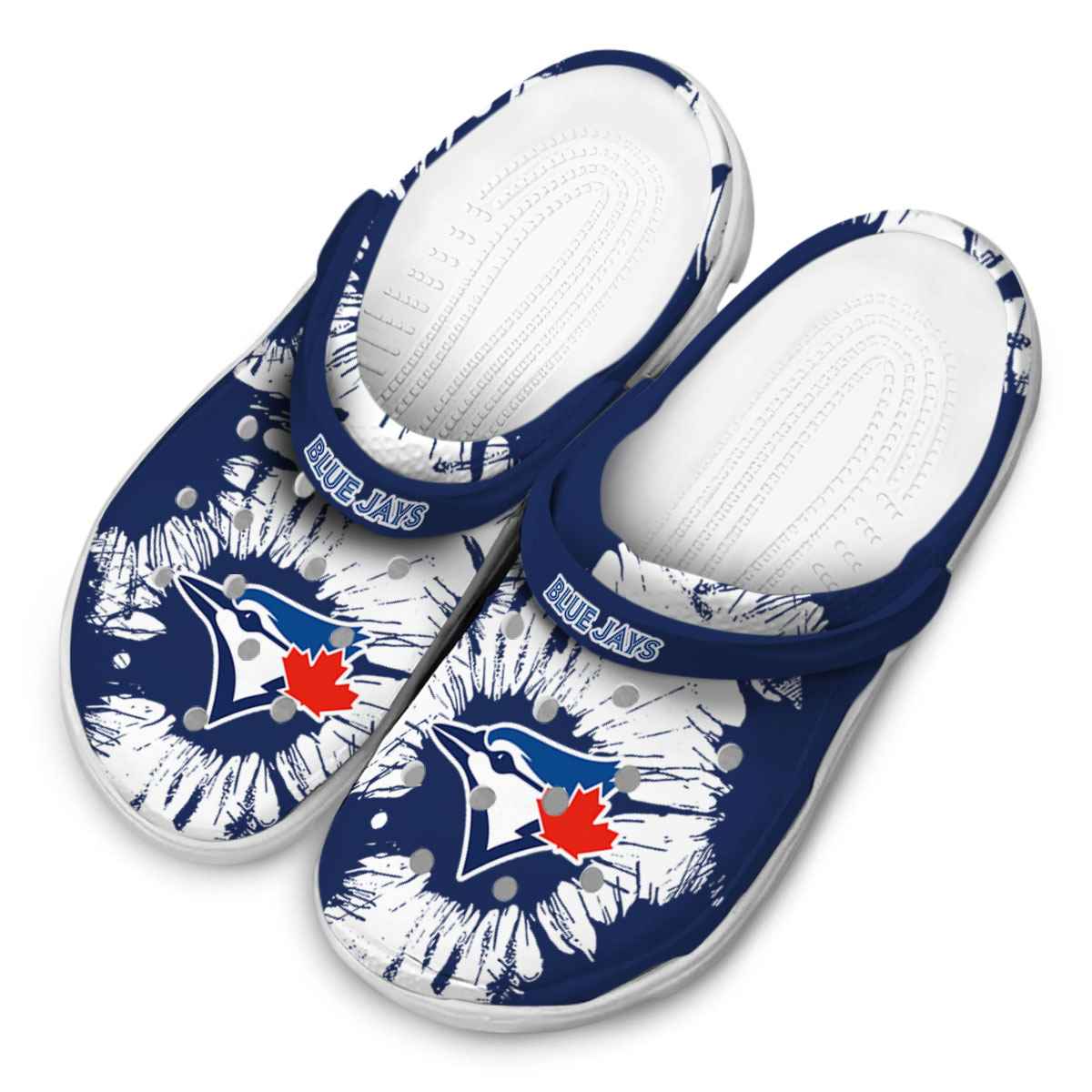 Merchidea Toronto Blue Jays MLB Sport Crocs Crocband Clogs Shoes Comfortable For Men Women and Kids