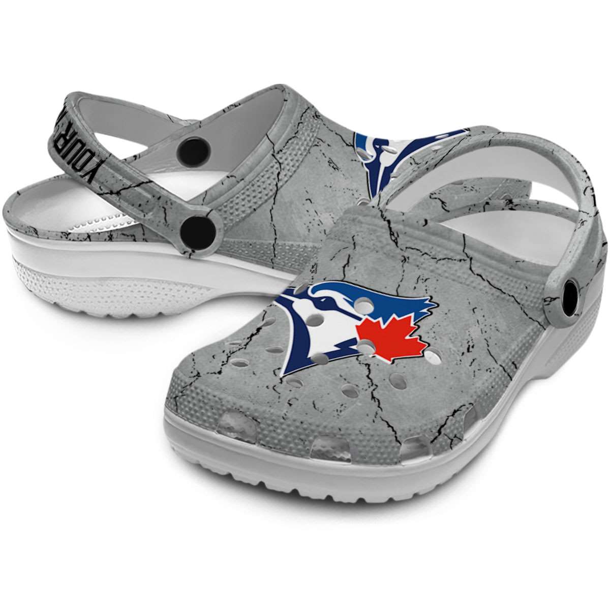 Merchidea Toronto Blue Jays MLB Sport Crocs Crocband Clogs Shoes Comfortable For Men Women and Kids