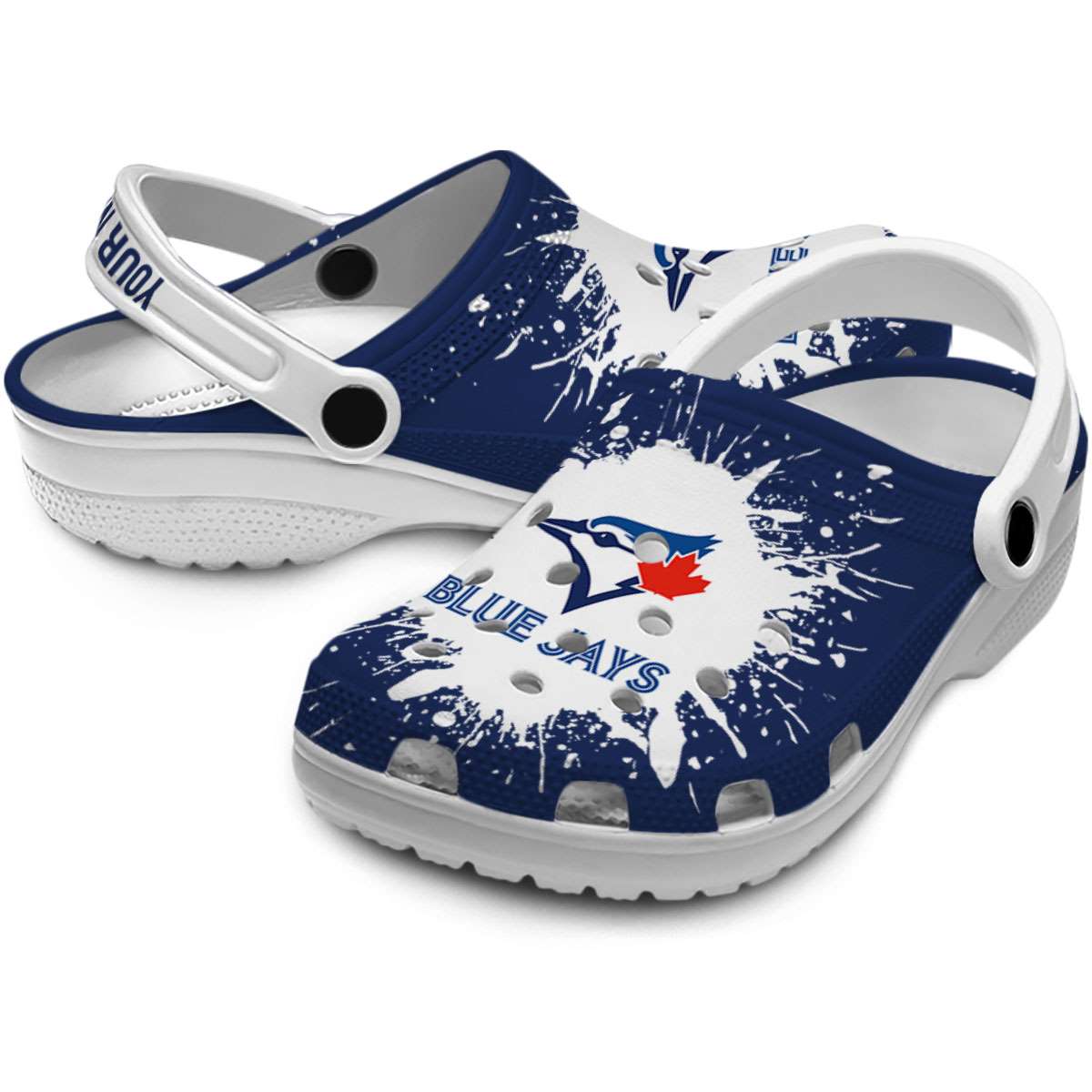 Merchidea Toronto Blue Jays MLB Sport Crocs Crocband Clogs Shoes Comfortable For Men Women and Kids