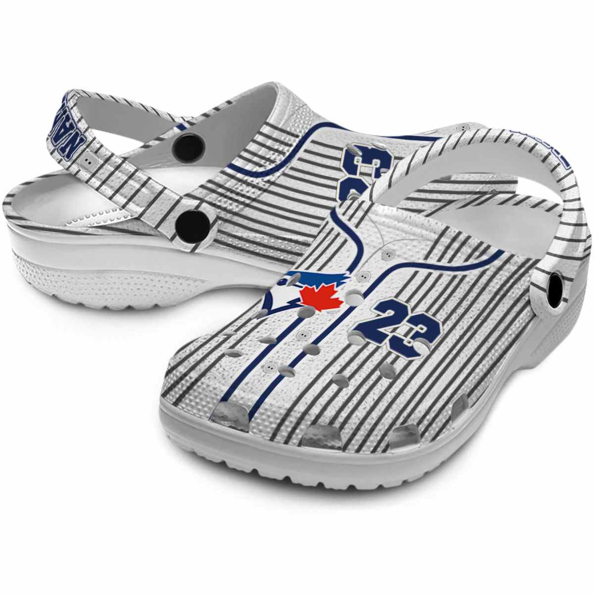 Merchidea Toronto Blue Jays MLB Sport Crocs Crocband Clogs Shoes Comfortable For Men Women and Kids