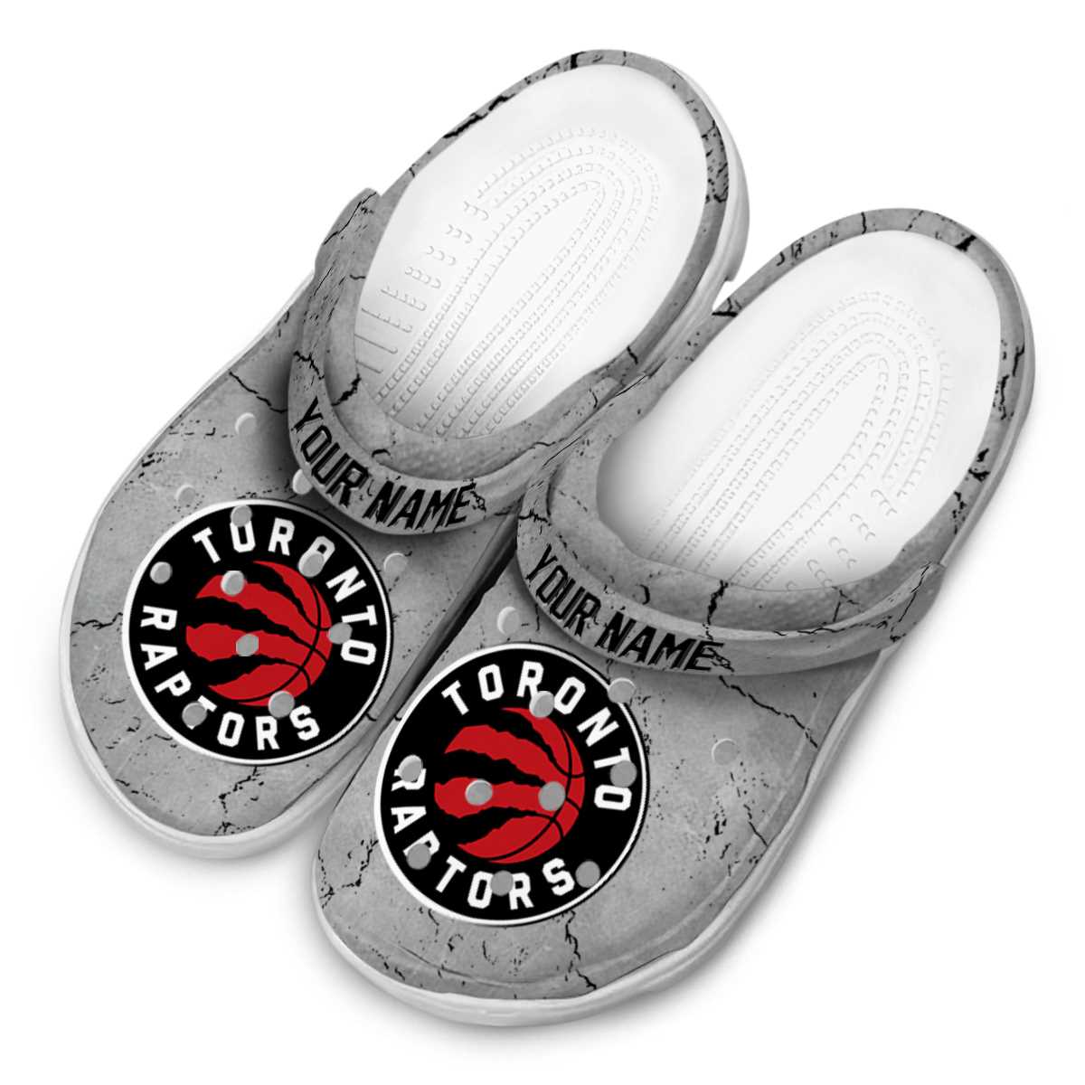 Merchidea Toronto Raptors NBA Sport Crocs Crocband Clogs Shoes Comfortable For Men Women and Kids