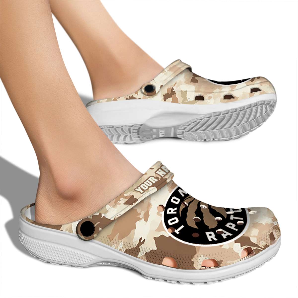 Merchidea Toronto Raptors NBA Sport Crocs Crocband Clogs Shoes Comfortable For Men Women and Kids