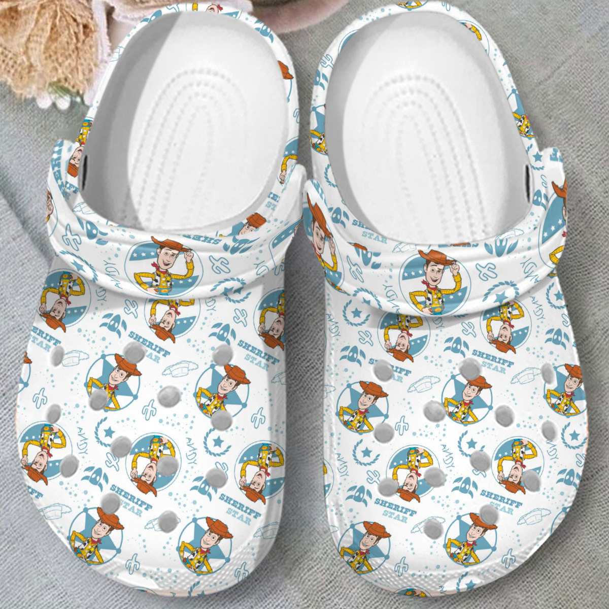 Merchidea Toy Story Cartoon Crocs Crocband Clogs Shoes Comfortable For Men Women and Kids