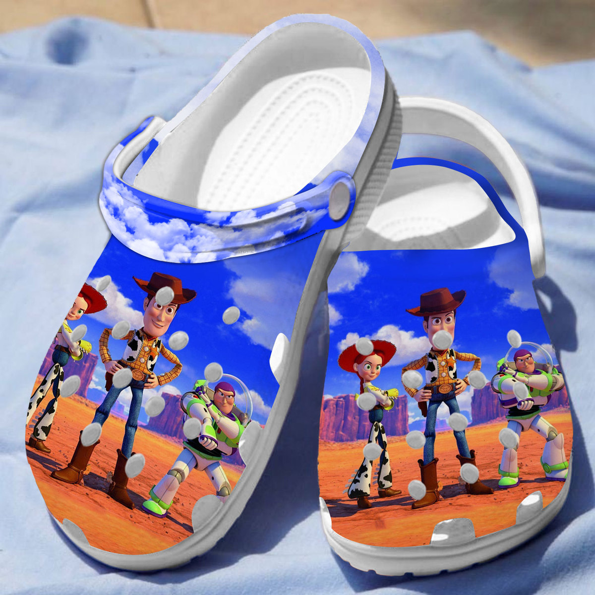 Merchidea Toy Story Cartoon Crocs Crocband Clogs Shoes Comfortable For Men Women and Kids
