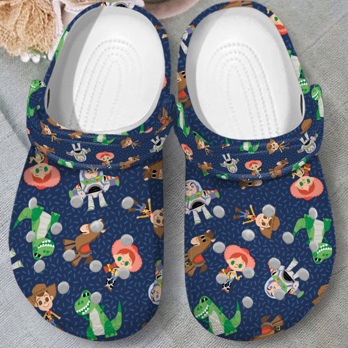 Merchidea Toy Story Cartoon Crocs Crocband Clogs Shoes Comfortable For Men Women and Kids