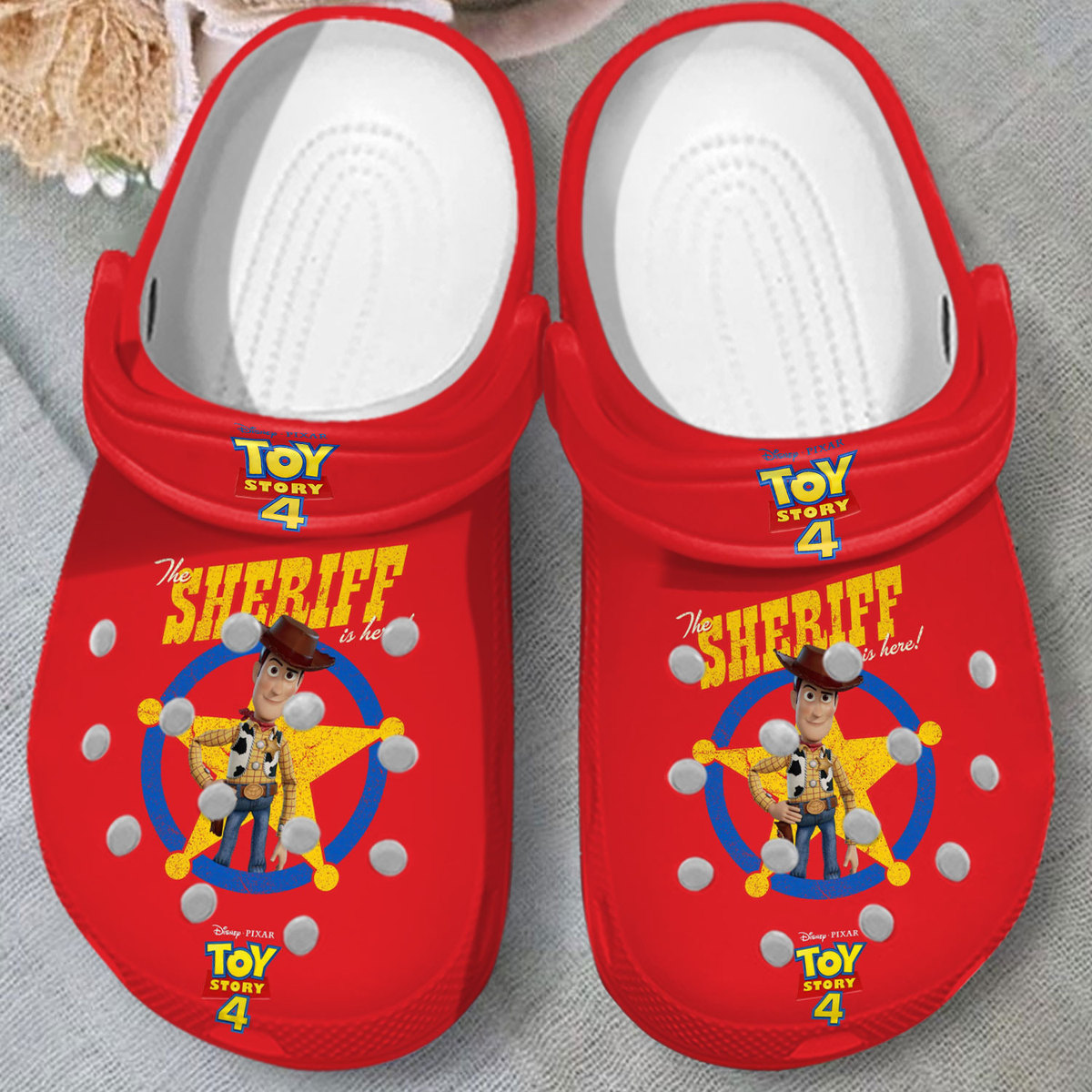 Merchidea Toy Story Cartoon Crocs Crocband Clogs Shoes Comfortable For Men Women and Kids