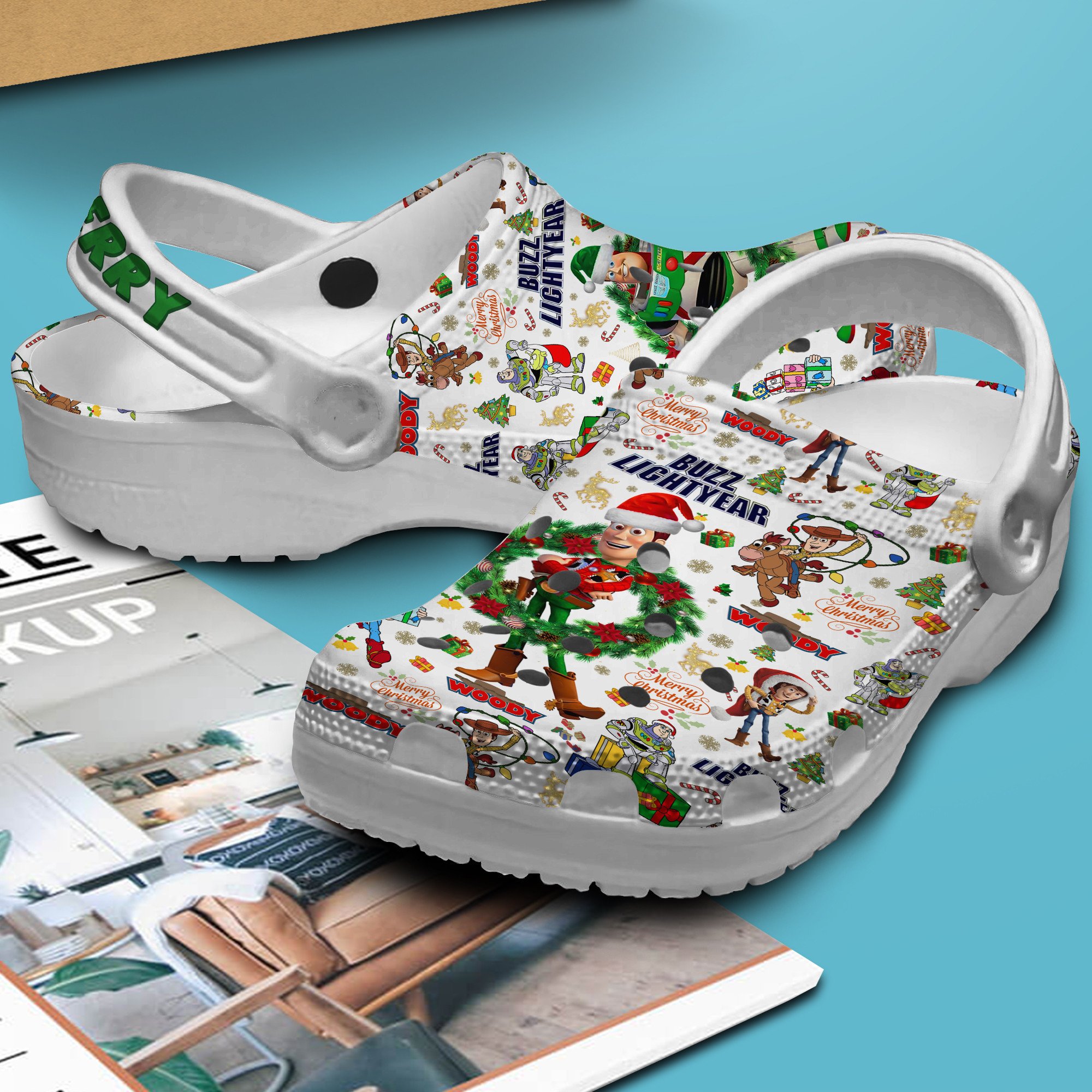 Merchidea Toy Story Cartoon Crocs Crocband Clogs Shoes Comfortable For Men Women and Kids