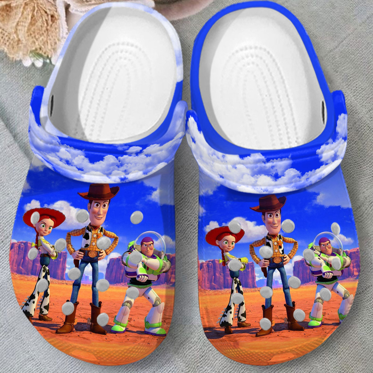 Merchidea Toy Story Cartoon Crocs Crocband Clogs Shoes Comfortable For Men Women and Kids