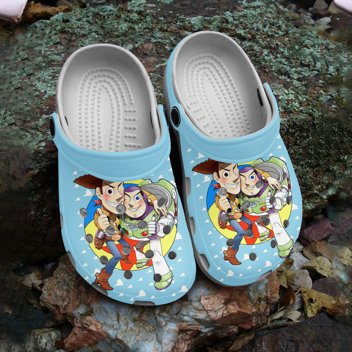 Merchidea Toy Story Cartoon Crocs Crocband Clogs Shoes Comfortable For Men Women and Kids