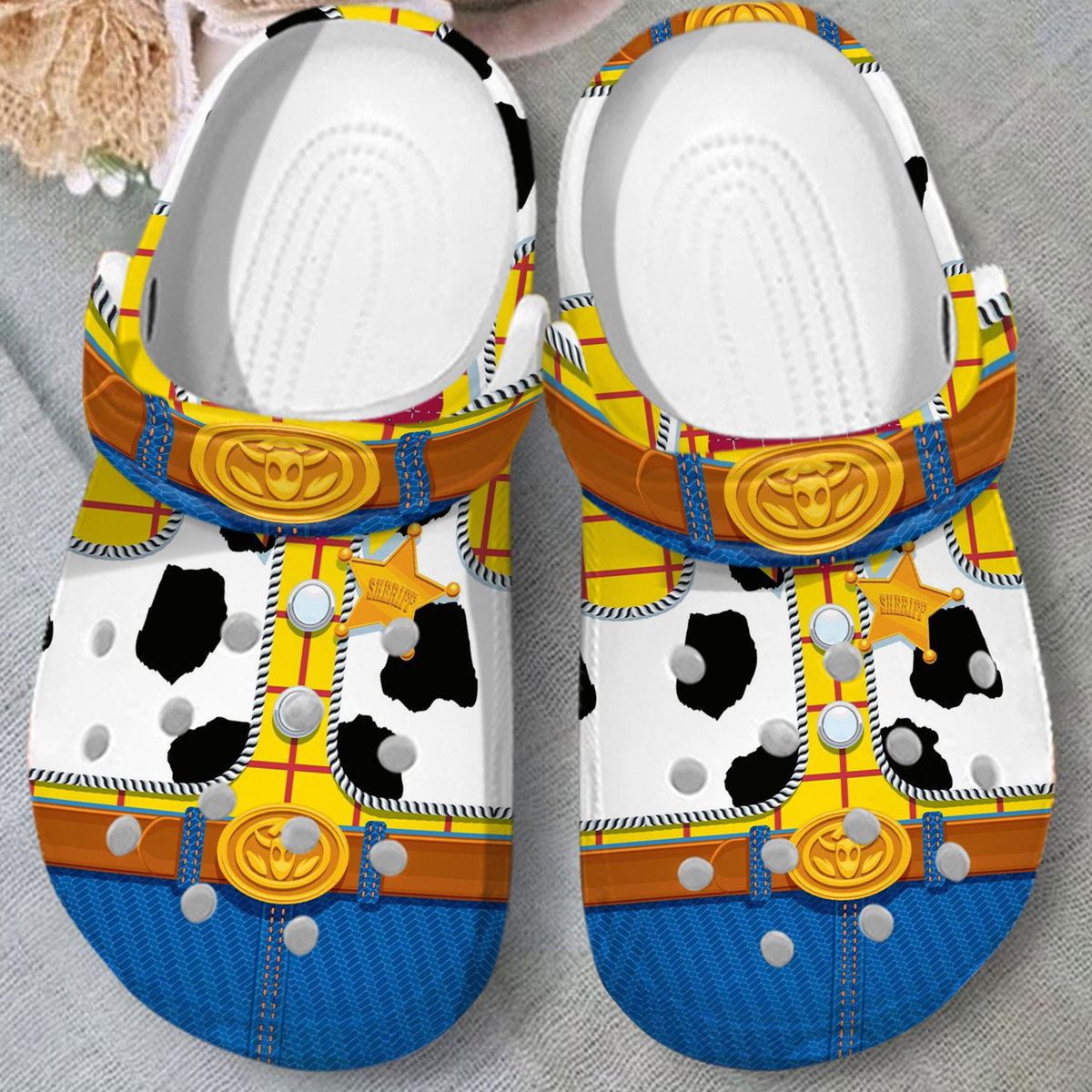 Merchidea Toy Story Cartoon Crocs Crocband Clogs Shoes Comfortable For Men Women and Kids