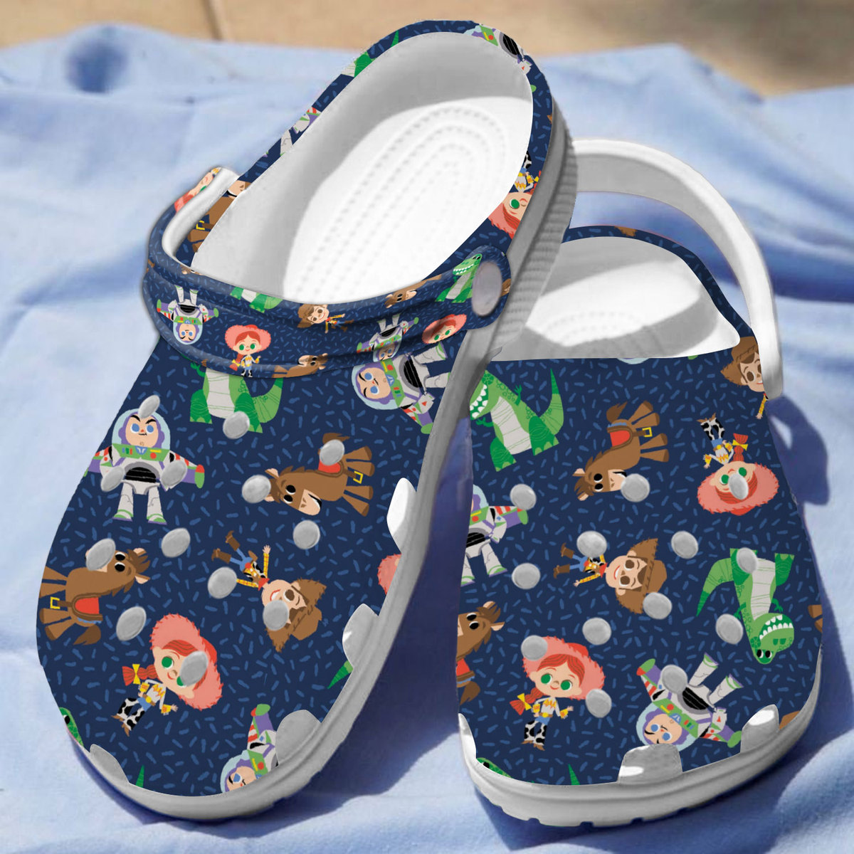 Merchidea Toy Story Cartoon Crocs Crocband Clogs Shoes Comfortable For Men Women and Kids