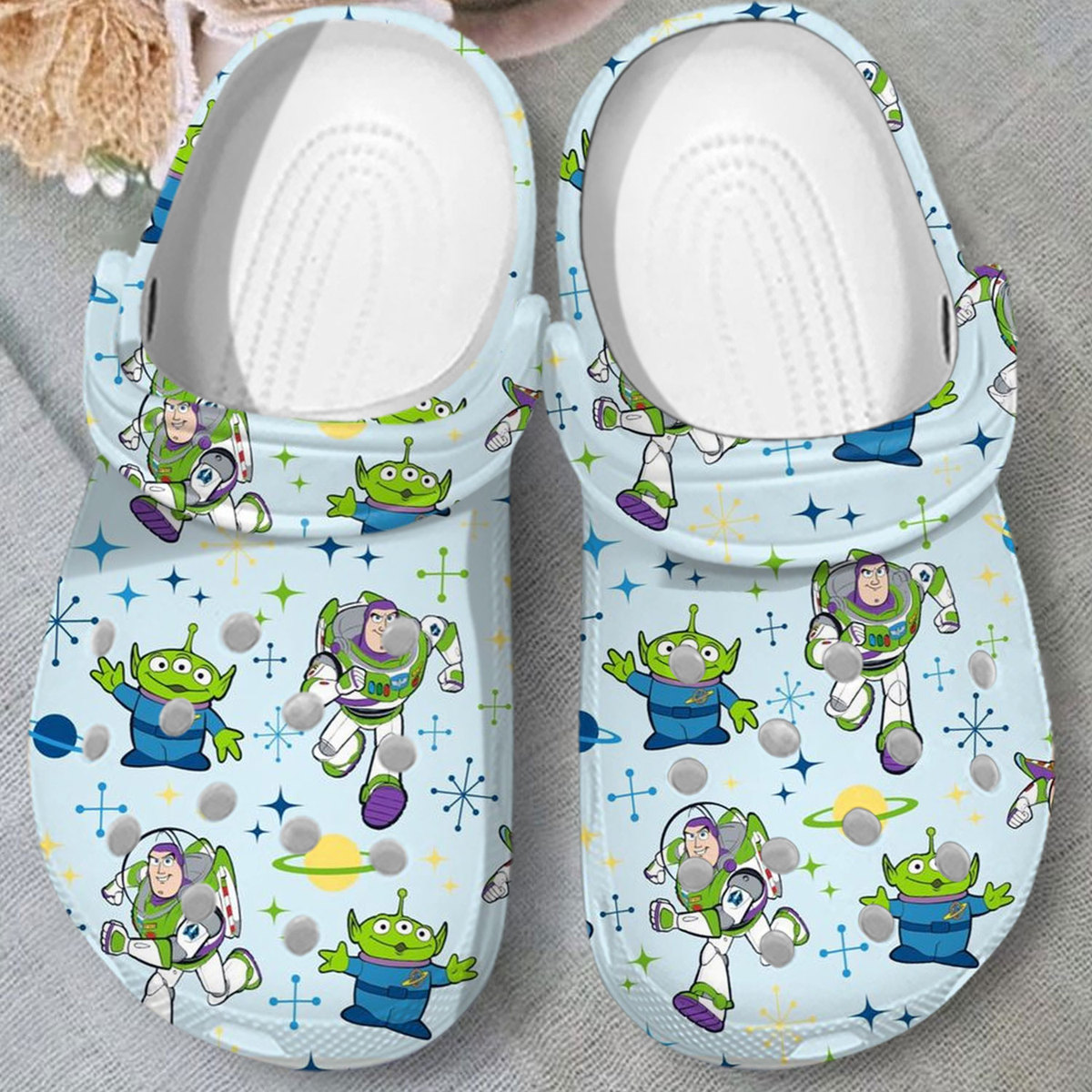 Merchidea Toy Story Cartoon Crocs Crocband Clogs Shoes Comfortable For Men Women and Kids