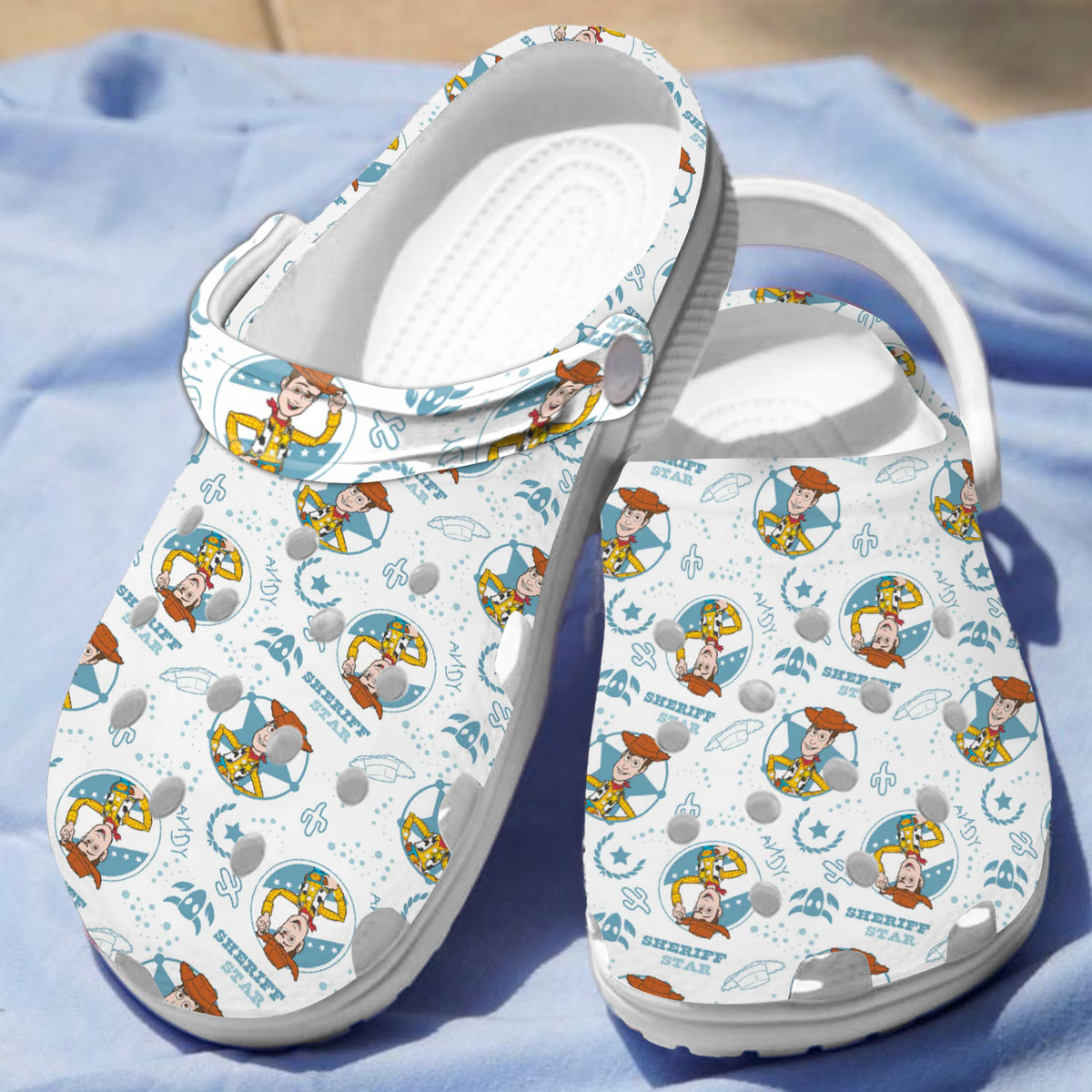 Merchidea Toy Story Cartoon Crocs Crocband Clogs Shoes Comfortable For Men Women and Kids