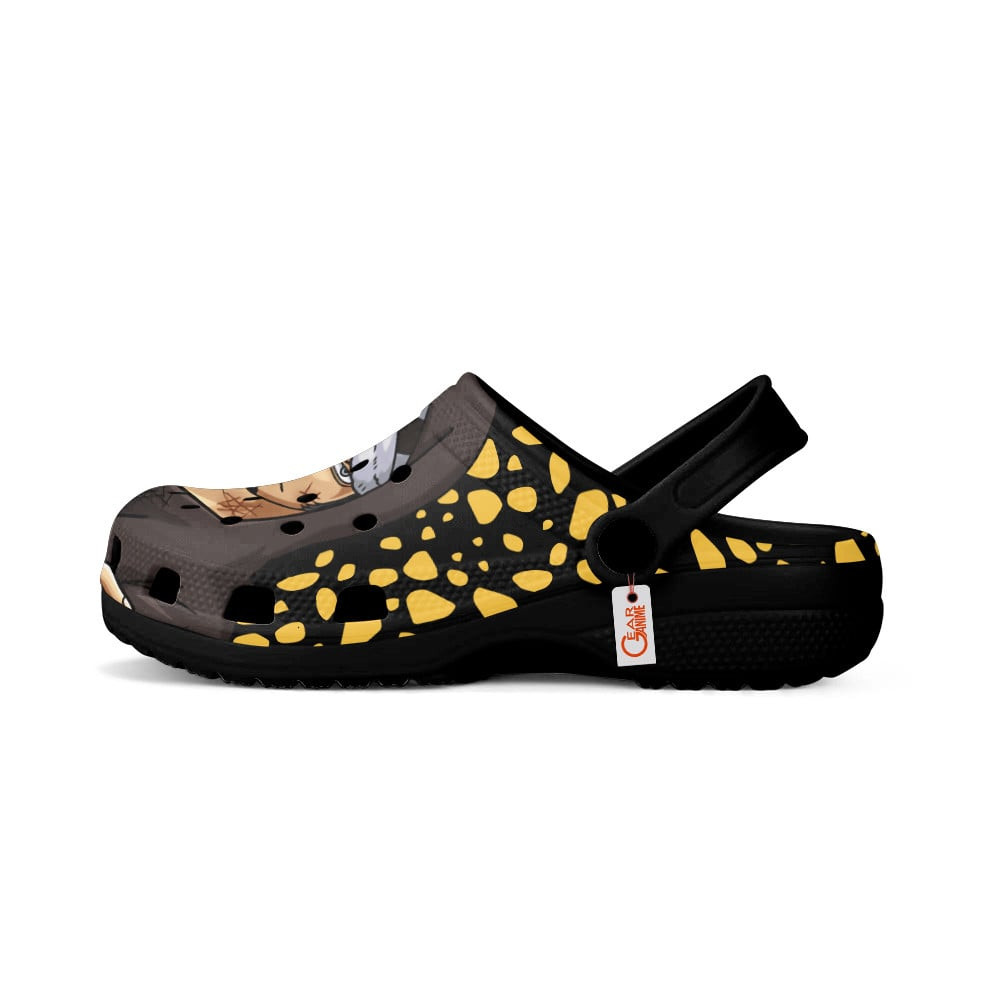 Merchidea Trafalgar D. Water Law One Piece Anime Crocs Crocband Clogs Shoes Comfortable For Men Women and Kids