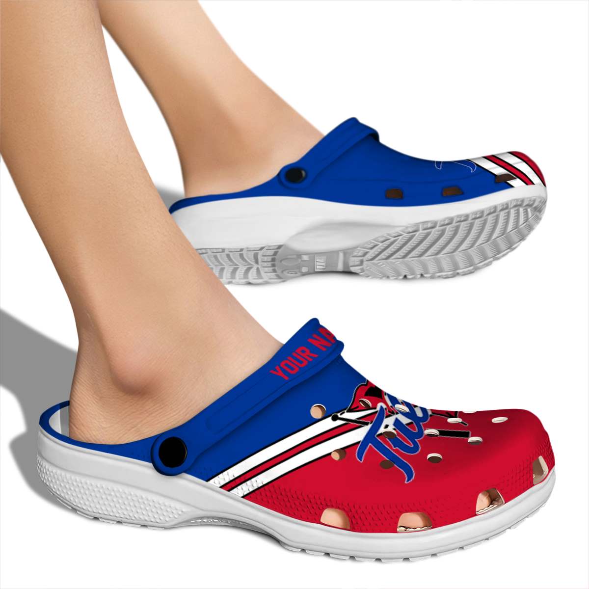 Merchidea Tulsa Golden Hurricane NCAA Sport Crocs Crocband Clogs Shoes Comfortable For Men Women and Kids