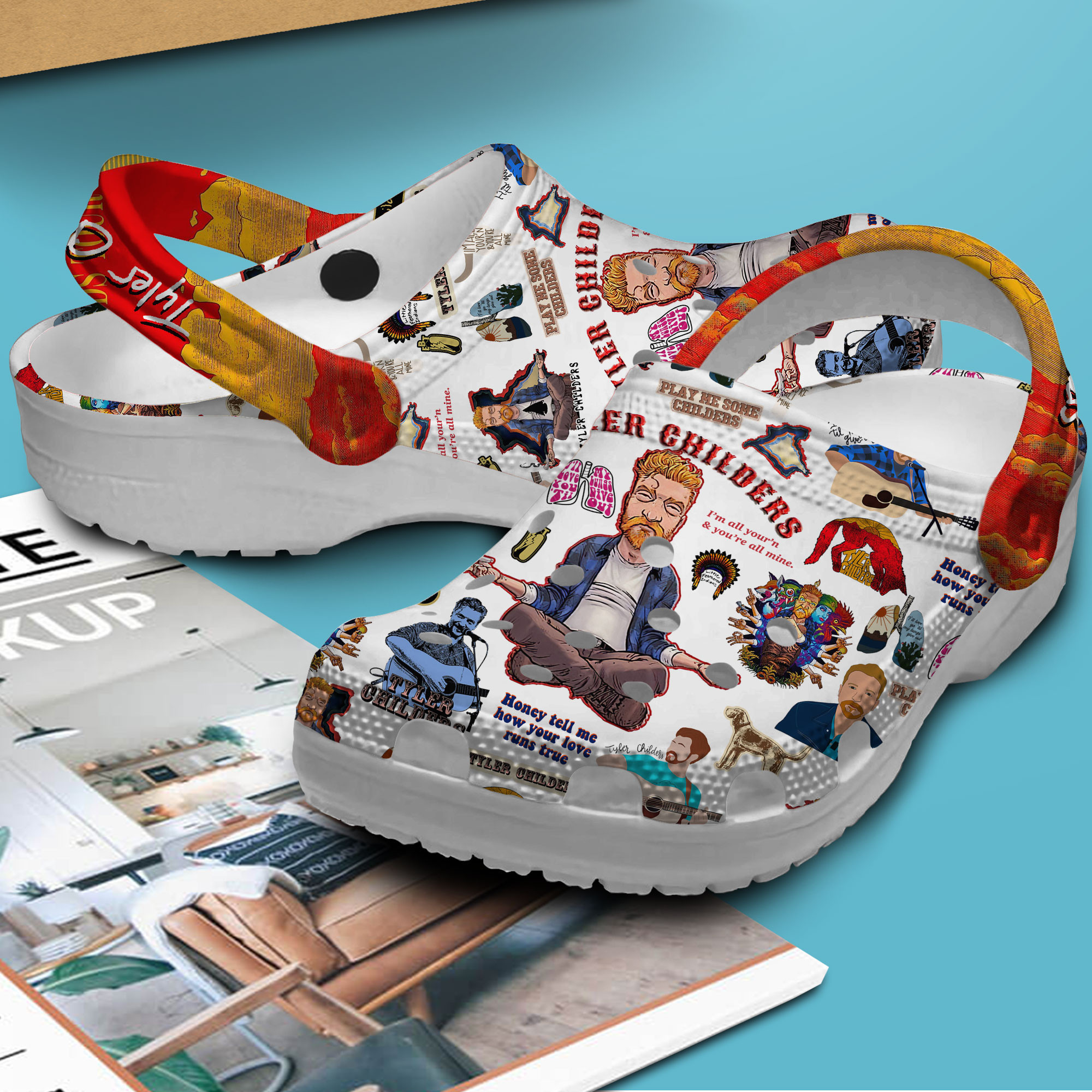 Merchidea Tyler Childers Music Crocs Crocband Clogs Shoes Comfortable For Men Women and Kids