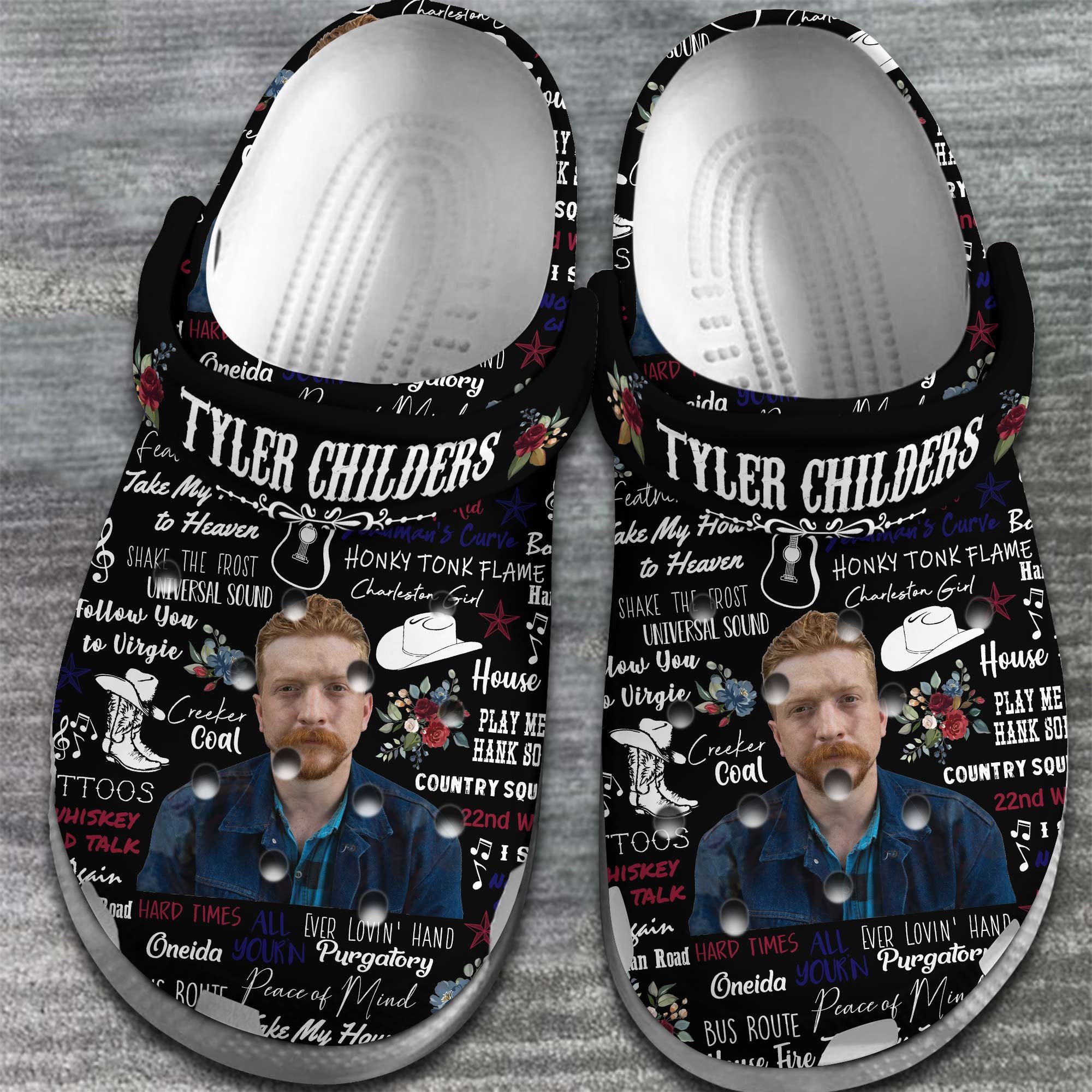 Merchidea Tyler Childers Music Crocs Crocband Clogs Shoes Comfortable For Men Women and Kids